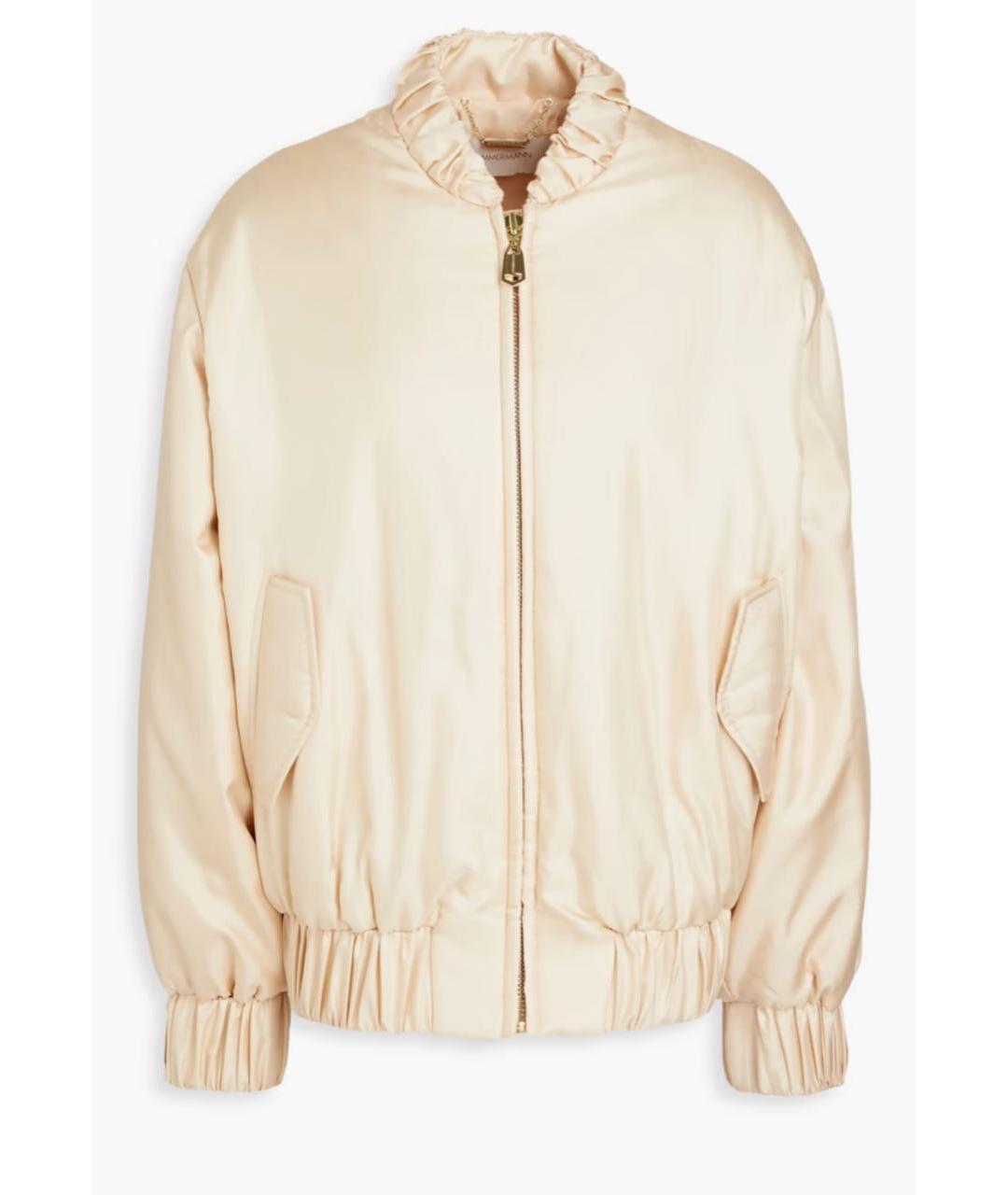 ZIMMERMANN Бежевая шелковая куртка, фото 9