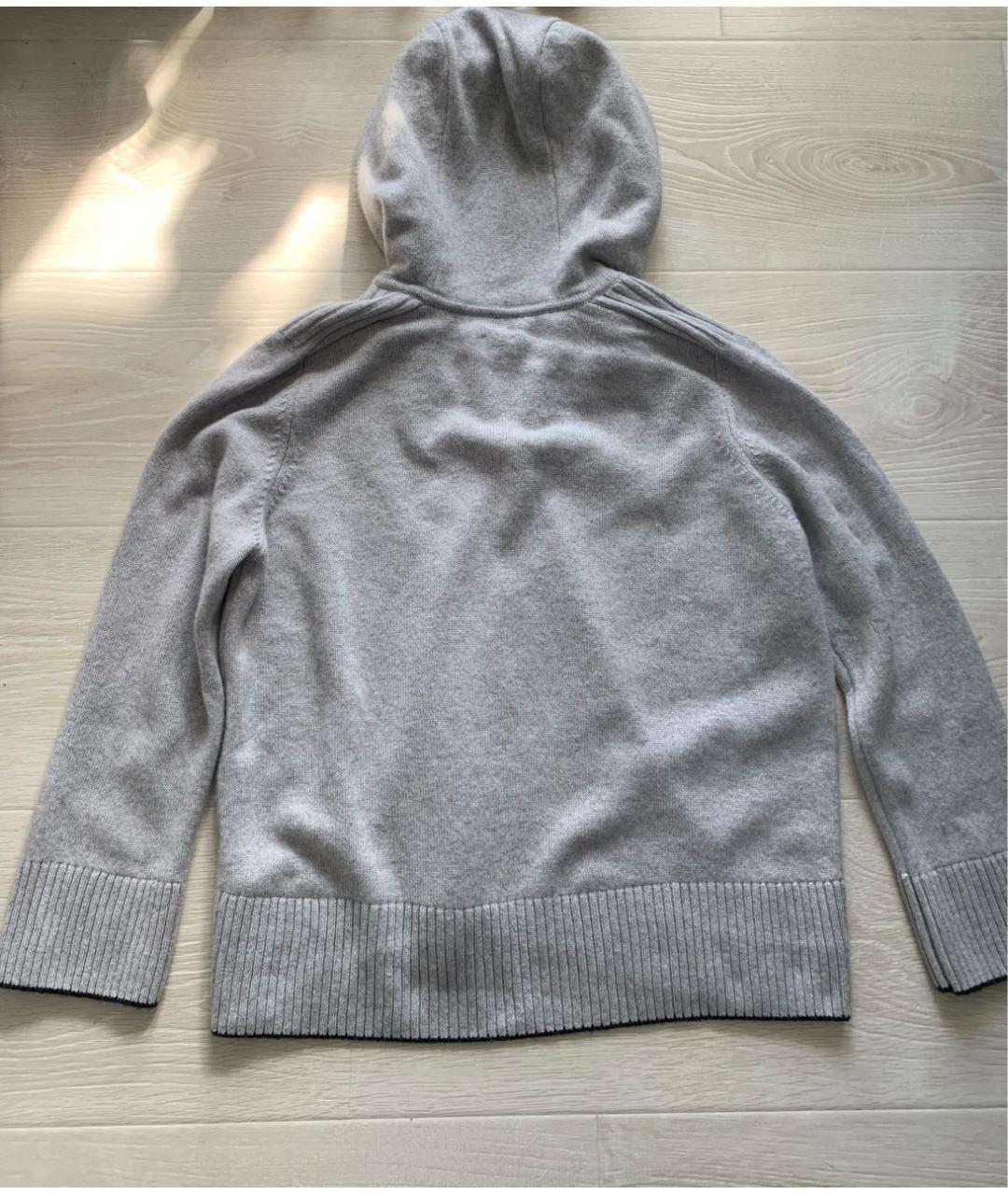 ELEVENTY Серый кашемировый кардиган, фото 2