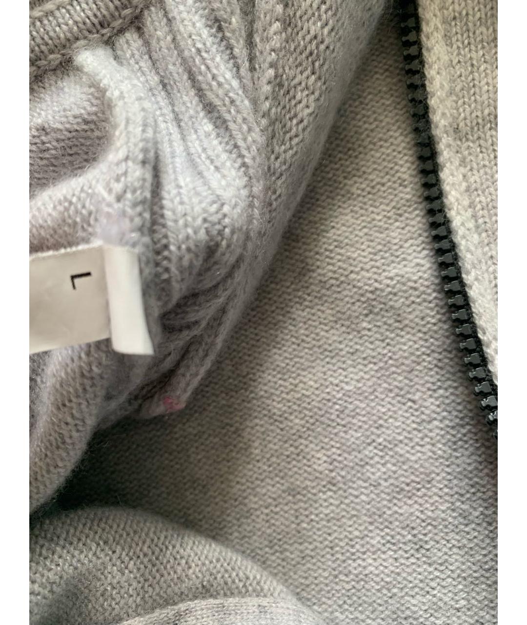 ELEVENTY Серый кашемировый кардиган, фото 7