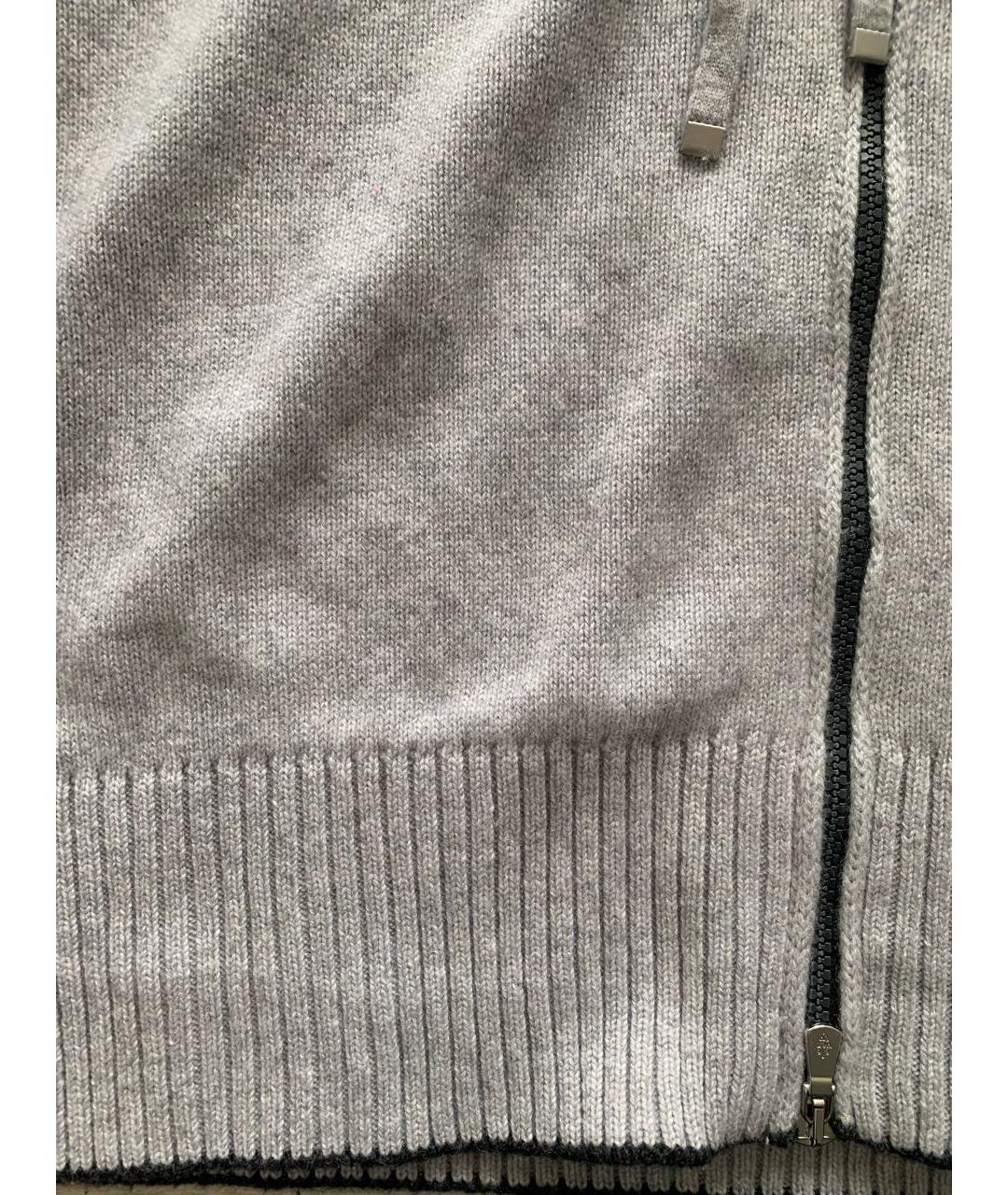 ELEVENTY Серый кашемировый кардиган, фото 4