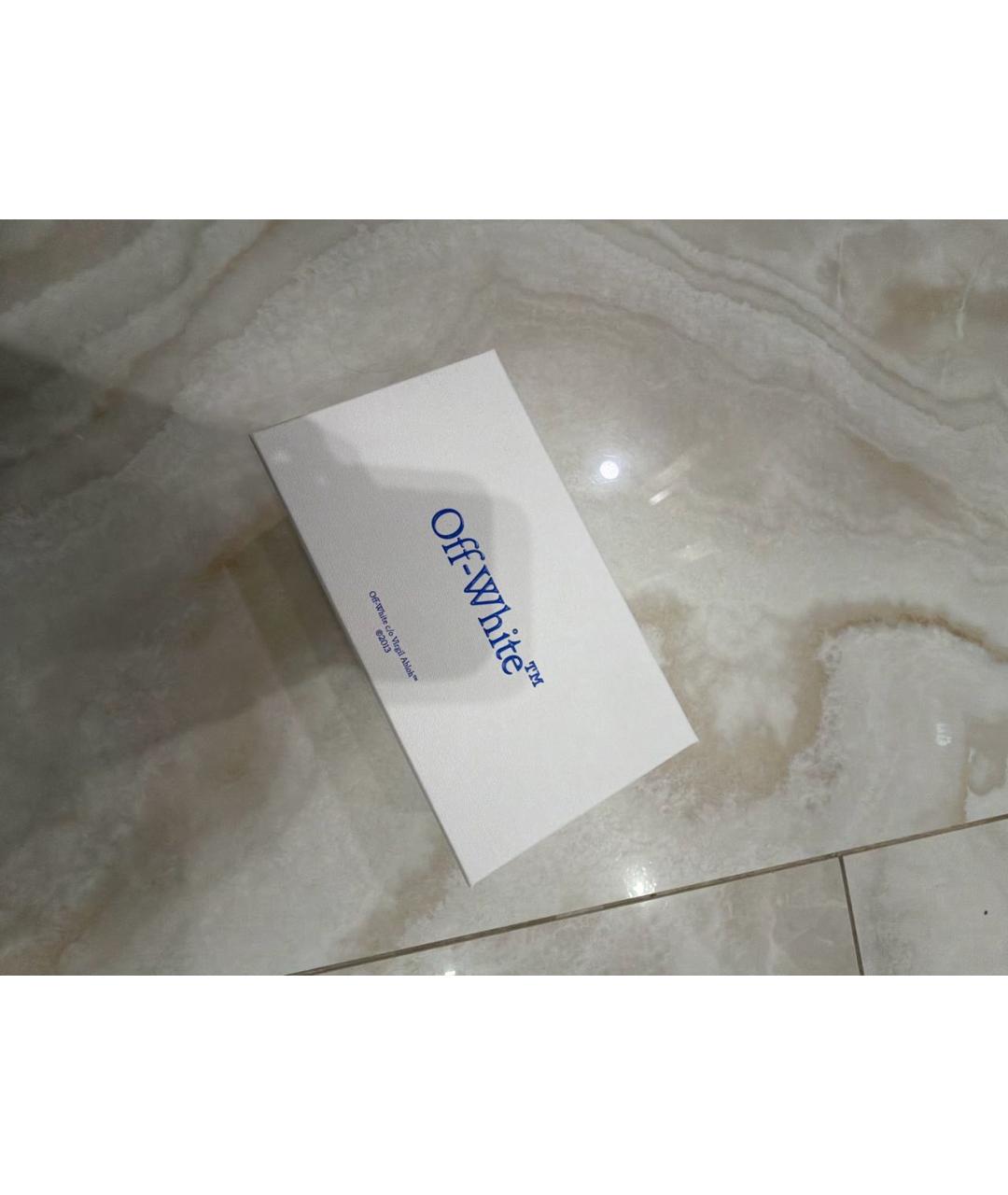 OFF-WHITE Антрацитовые солнцезащитные очки, фото 6