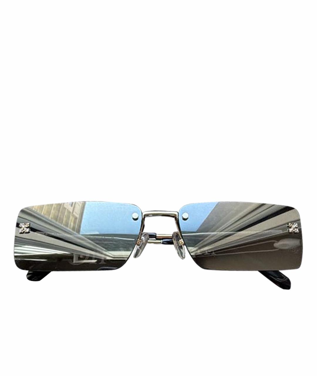 OFF-WHITE Антрацитовые солнцезащитные очки, фото 1