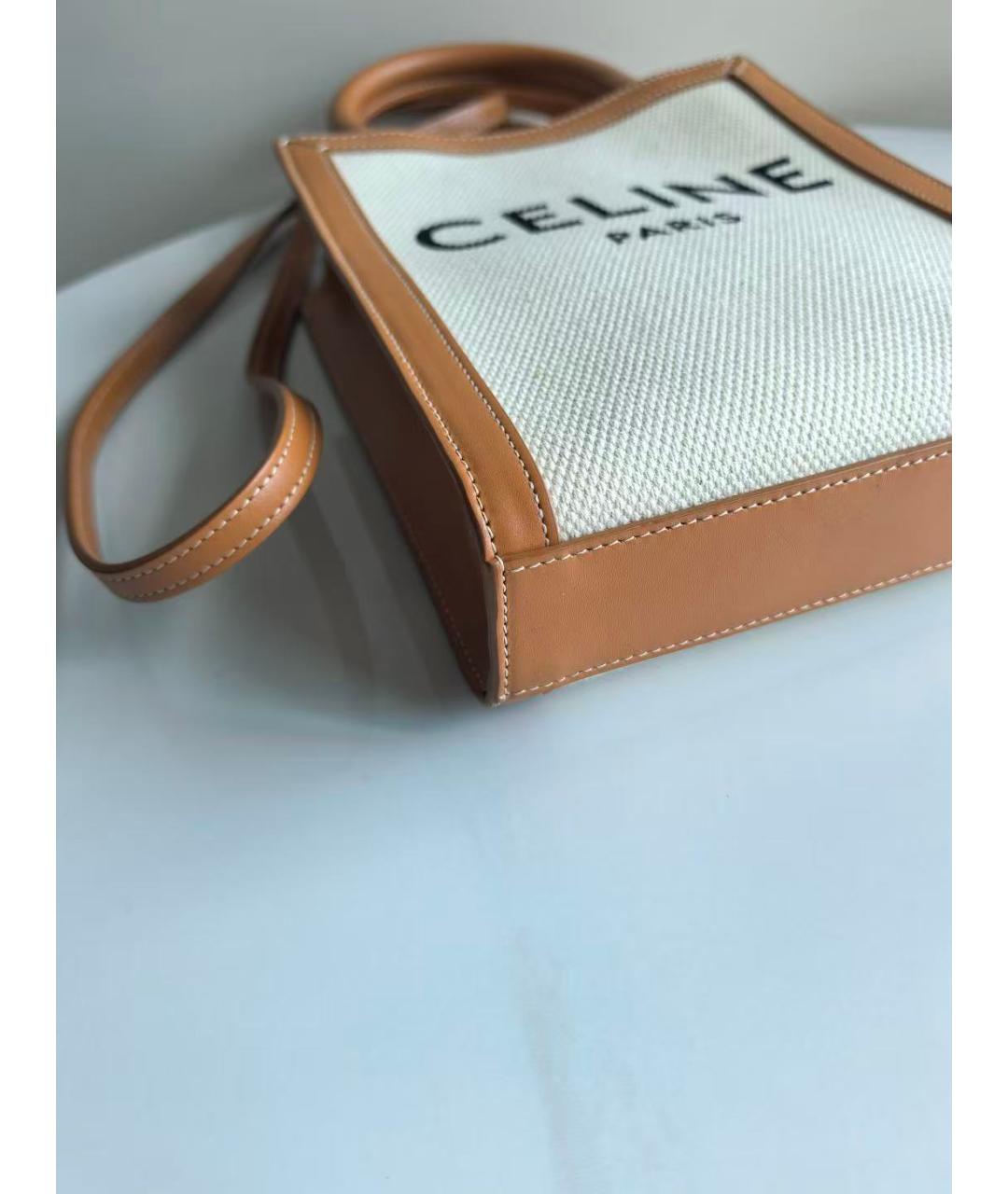 CELINE Белая сумка через плечо, фото 7