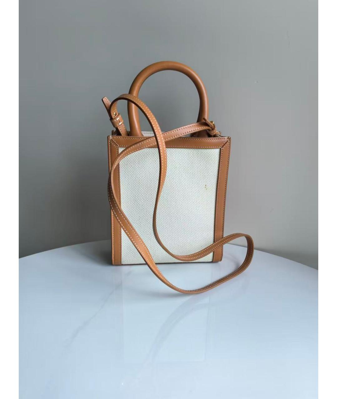 CELINE Белая сумка через плечо, фото 3