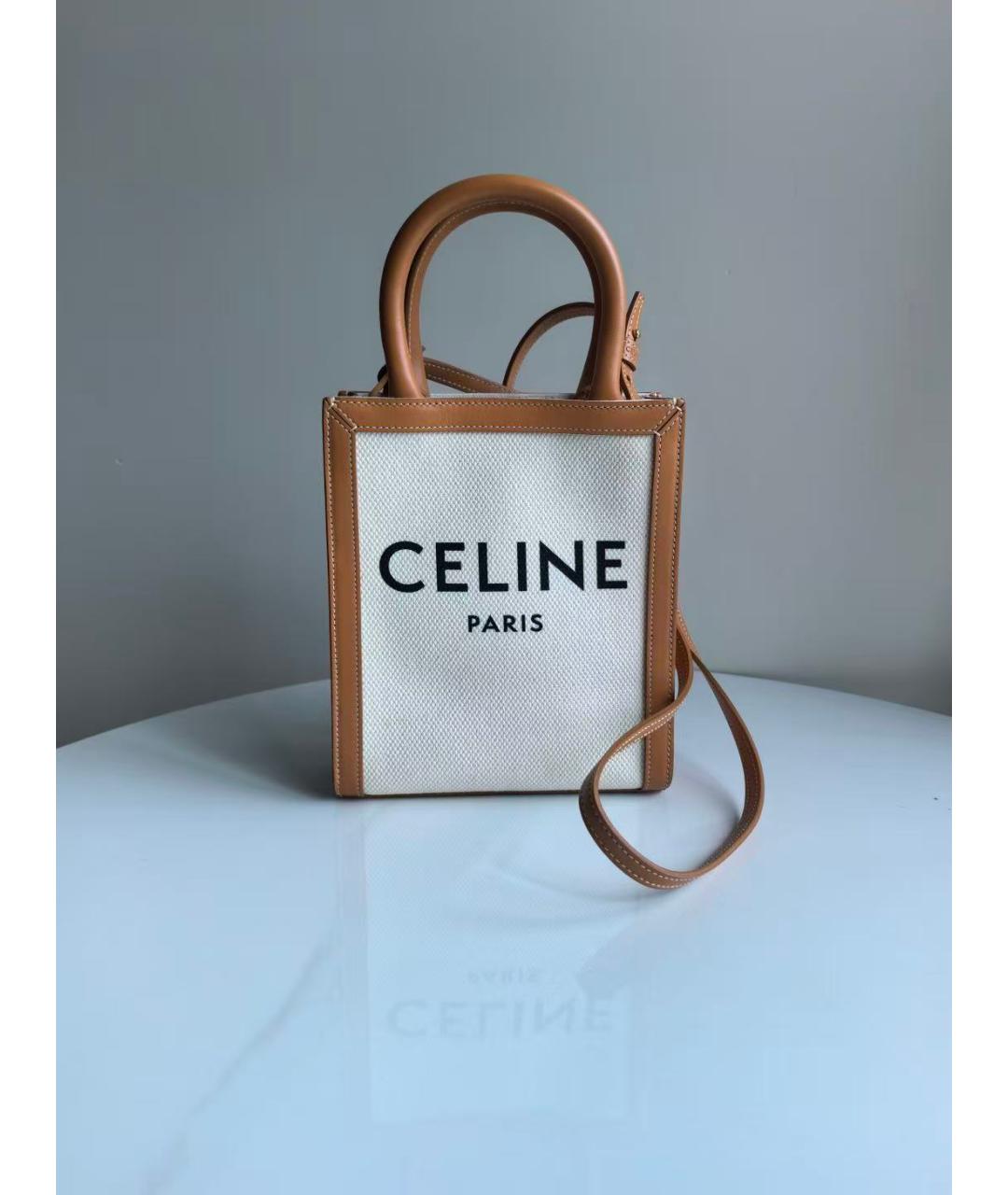 CELINE Белая сумка через плечо, фото 2