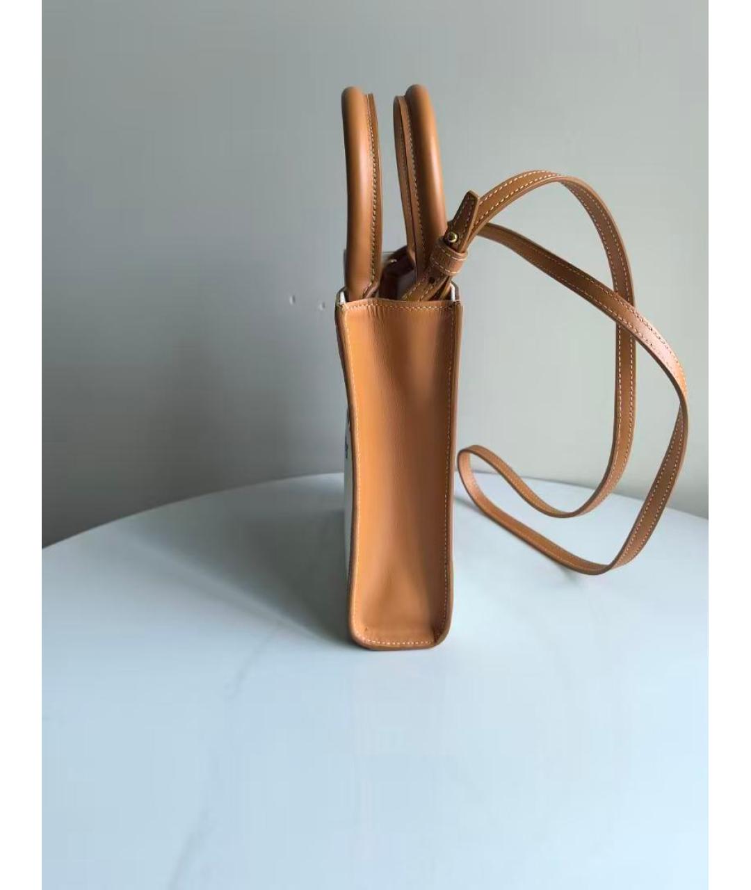 CELINE Белая сумка через плечо, фото 4