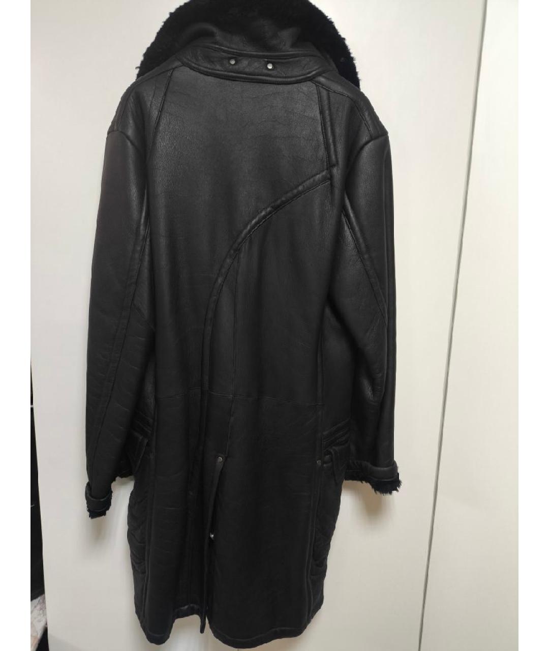 J.LINDERBERG Черная кожаная дубленка/шуба, фото 2