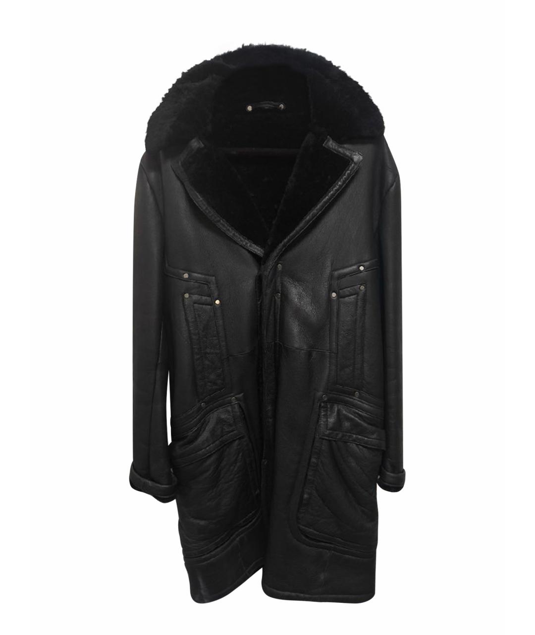 J.LINDERBERG Черная кожаная дубленка/шуба, фото 1