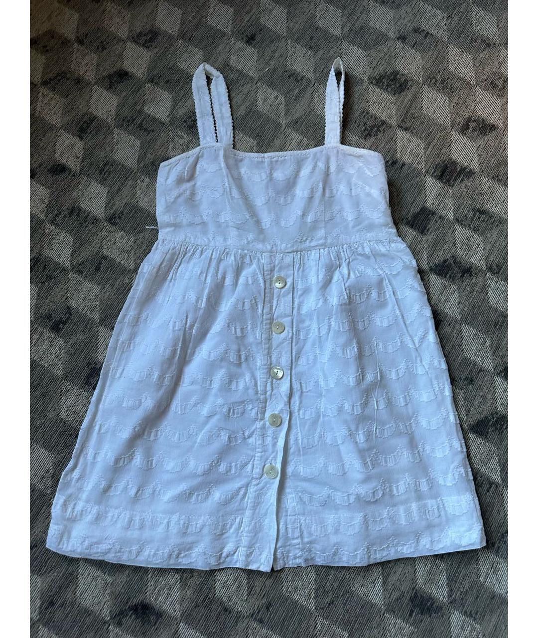 JUICY COUTURE Белый хлопковый сарафан, фото 9