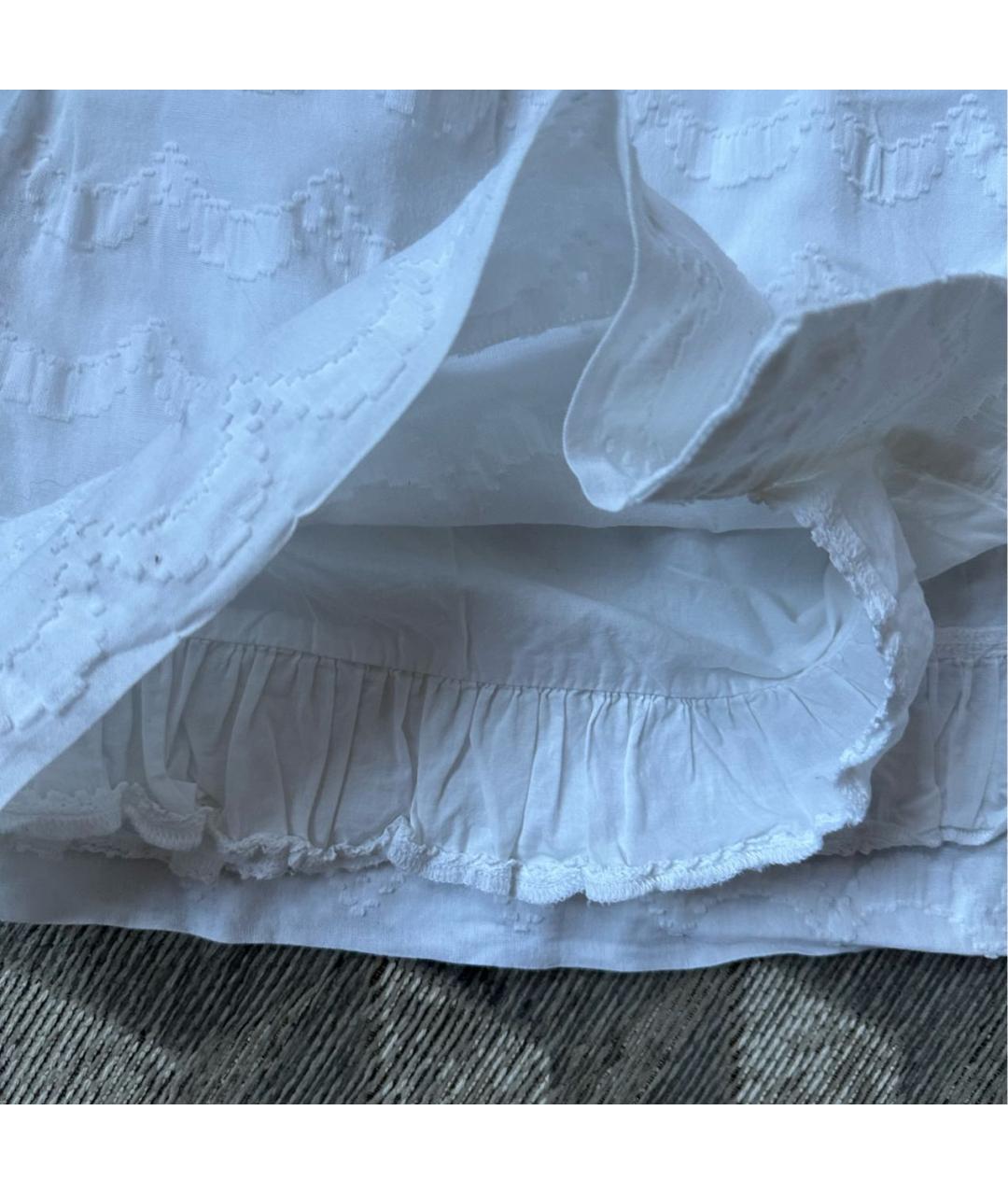 JUICY COUTURE Белый хлопковый сарафан, фото 7