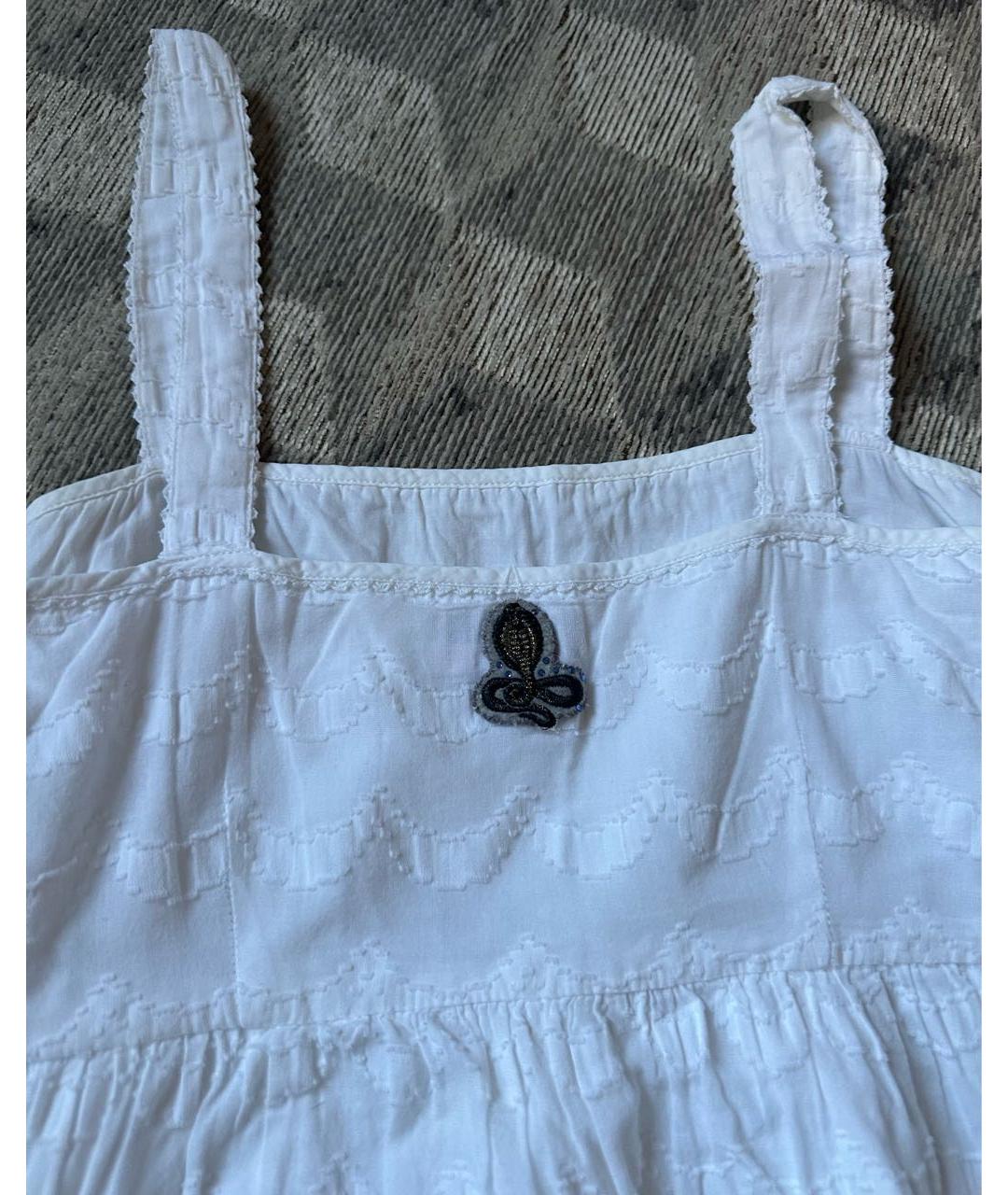 JUICY COUTURE Белый хлопковый сарафан, фото 3