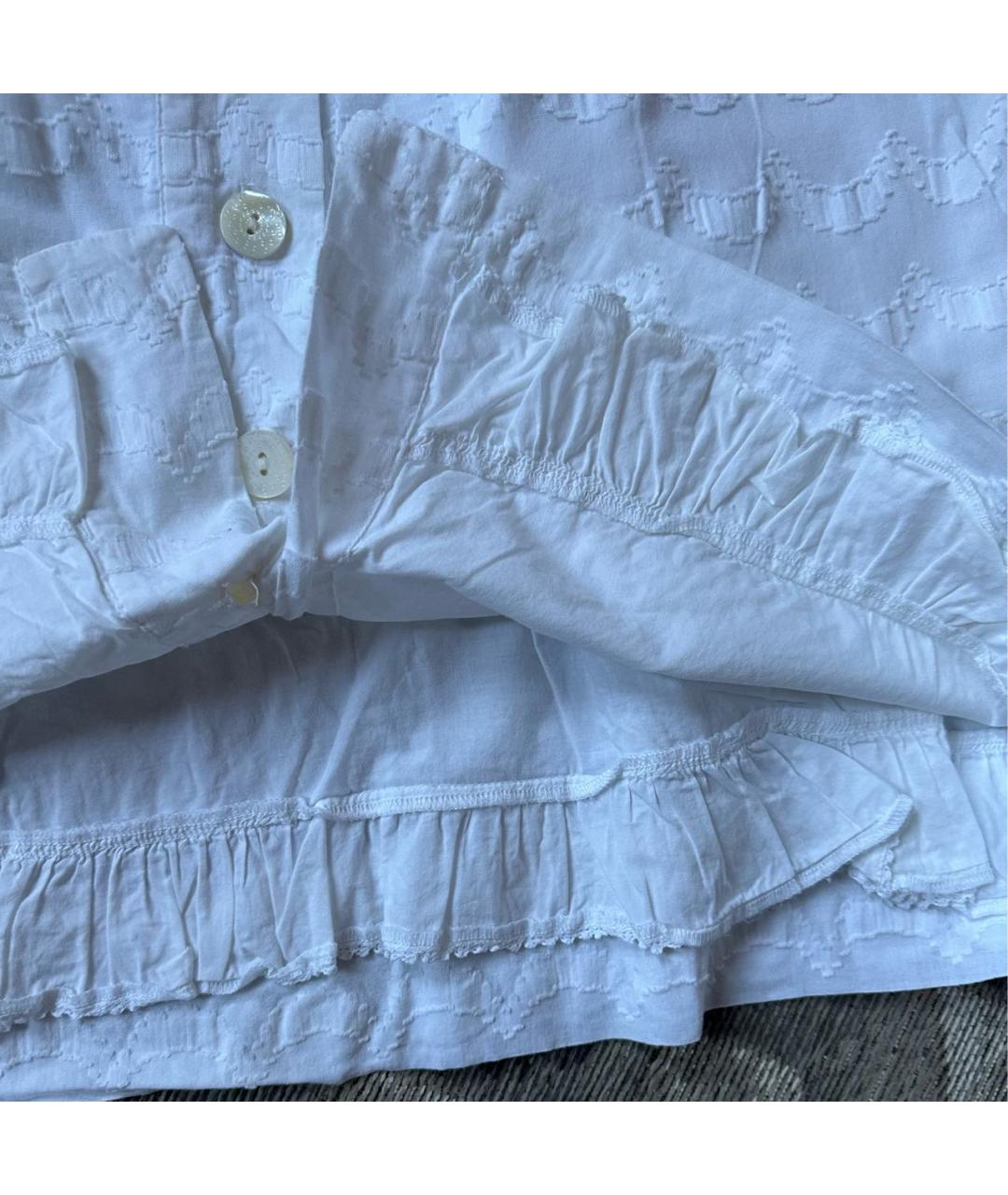 JUICY COUTURE Белый хлопковый сарафан, фото 8