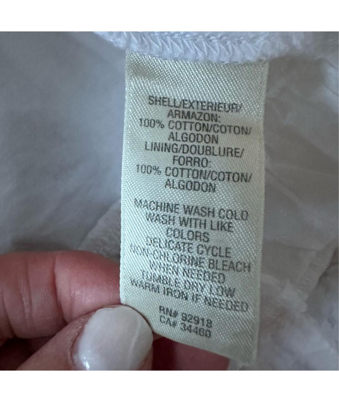 JUICY COUTURE Белый хлопковый сарафан, фото 5