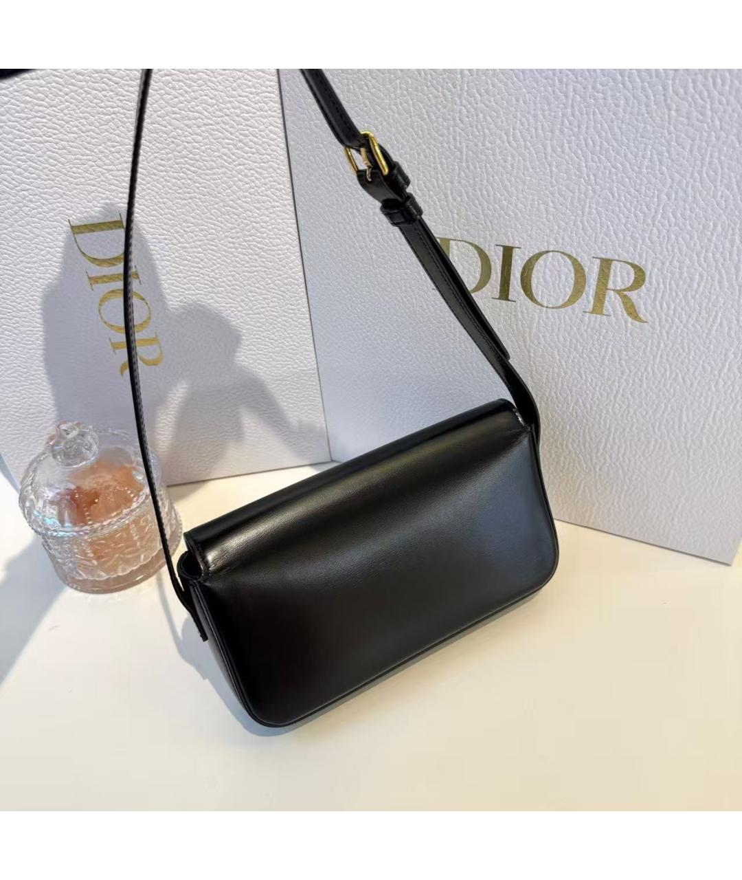 CELINE Черная кожаная сумка через плечо, фото 4