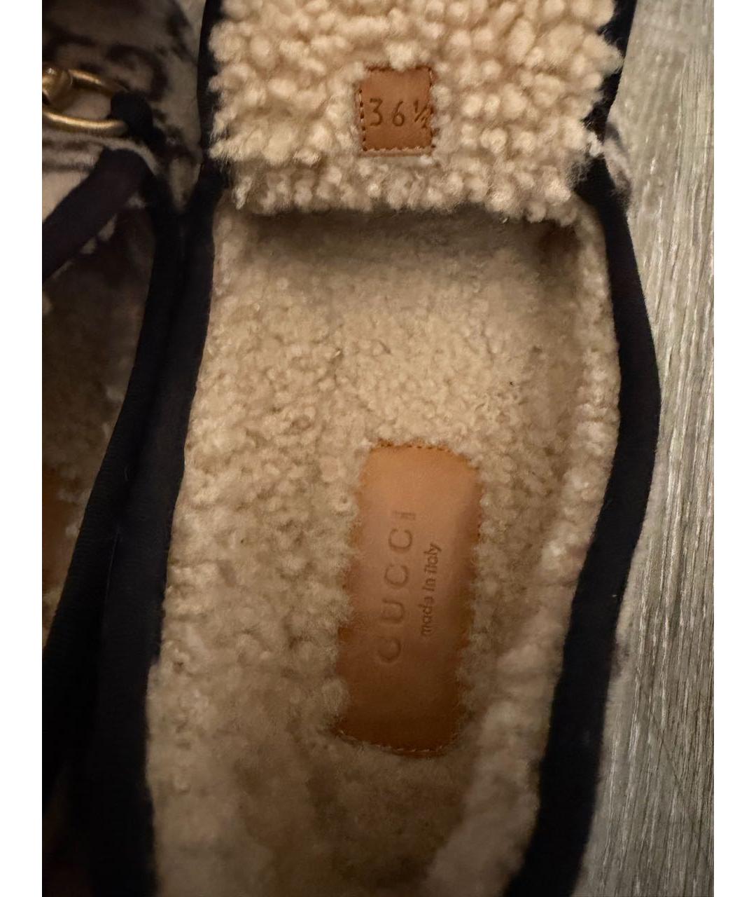 GUCCI Бежевые лоферы, фото 7