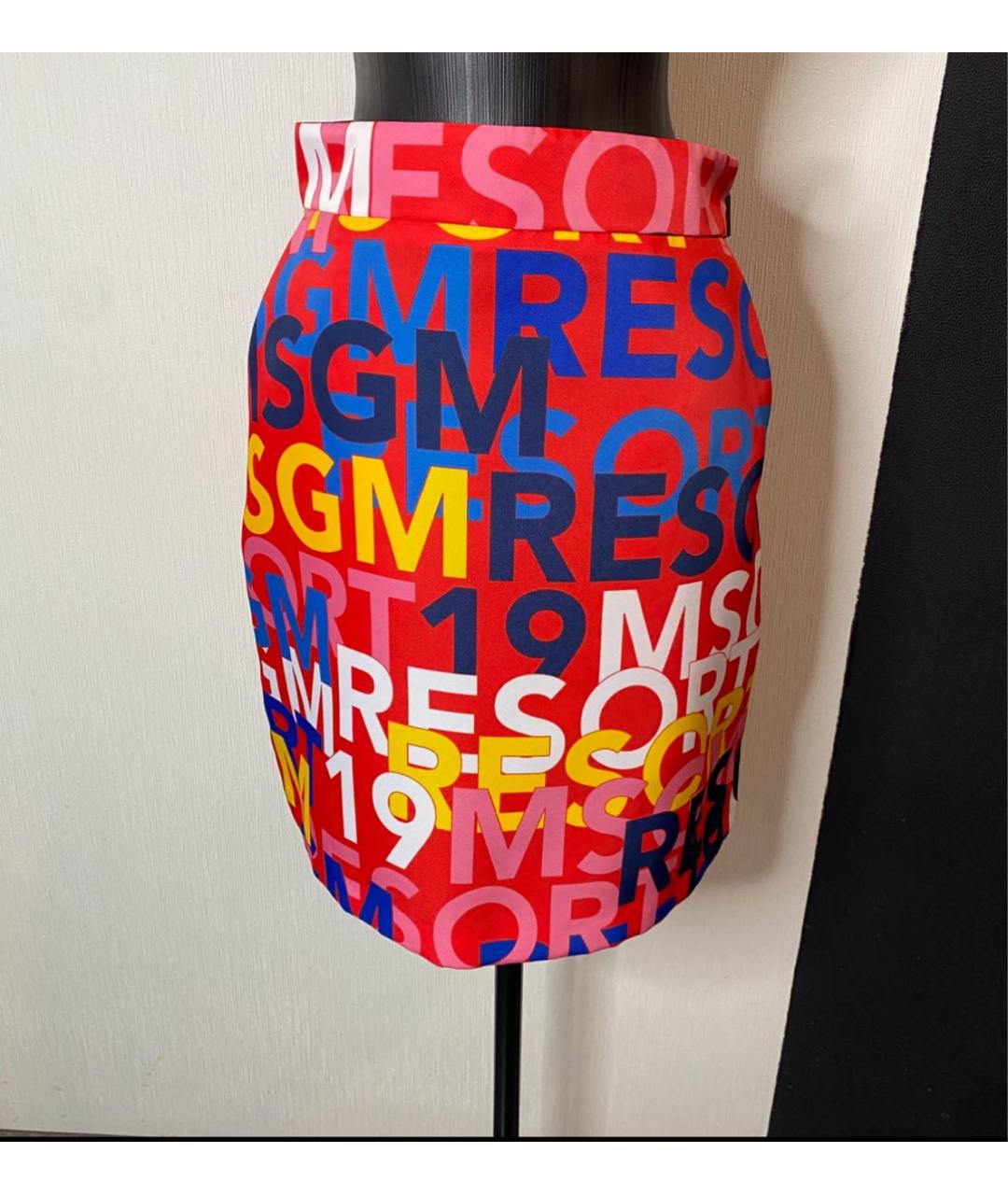 MSGM Полиэстеровая юбка мини, фото 7