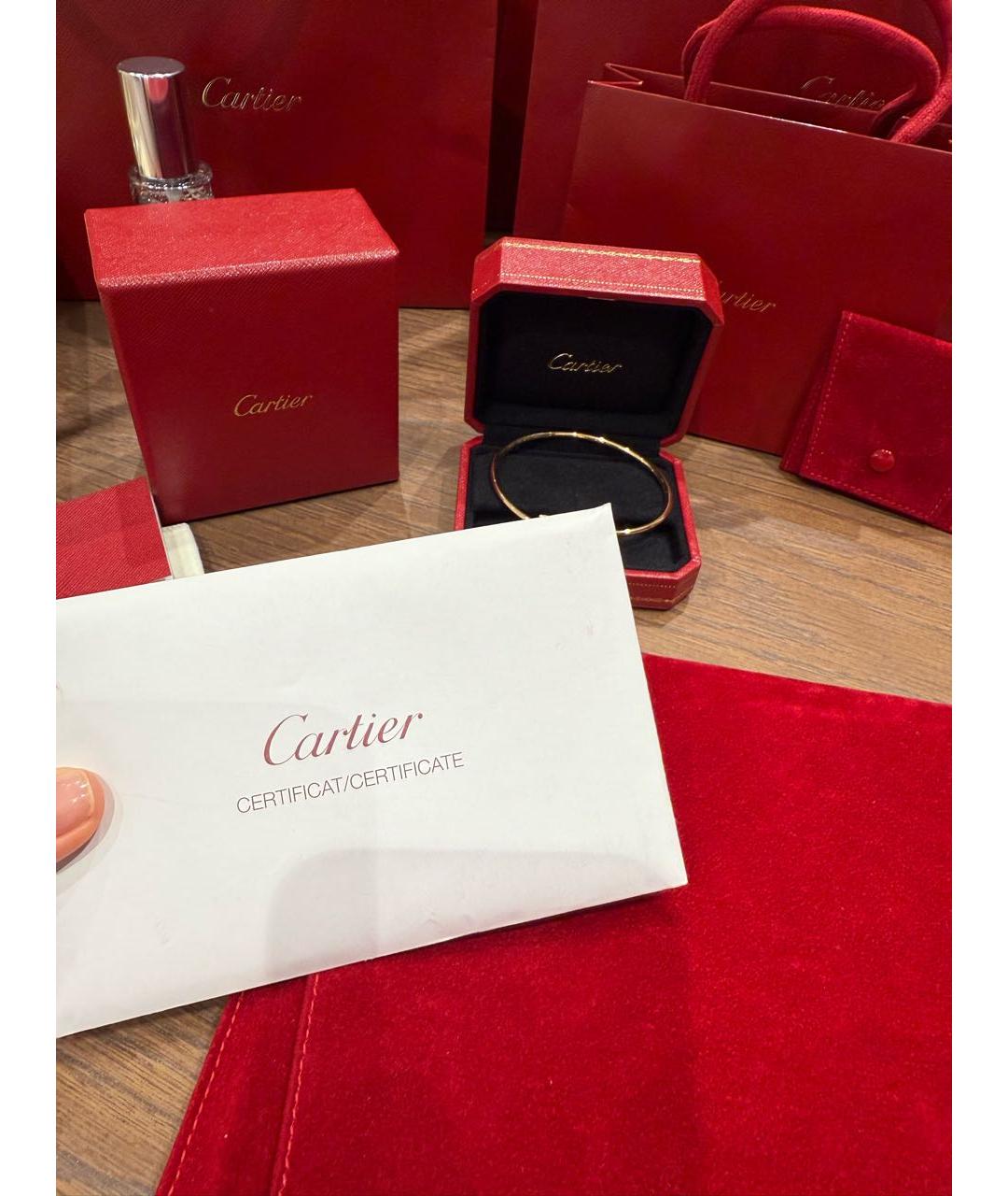 CARTIER Золотой браслет из розового золота, фото 6