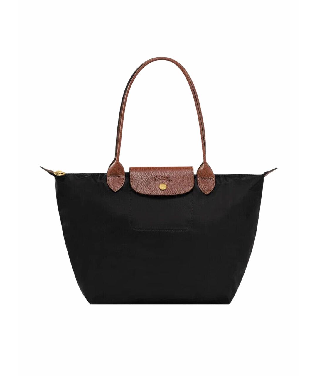 LONGCHAMP Черная сумка тоут, фото 1