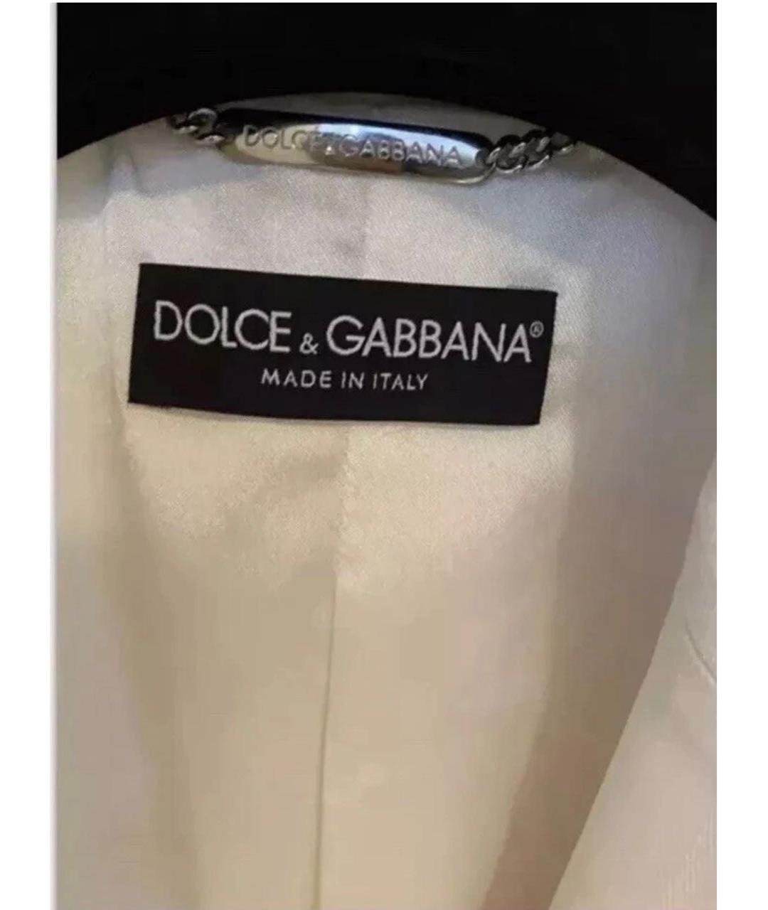 DOLCE&GABBANA Бежевый хлопковый жакет/пиджак, фото 3