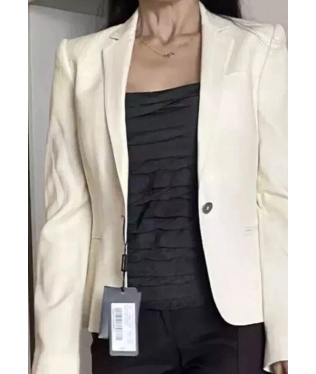 DOLCE&GABBANA Бежевый хлопковый жакет/пиджак, фото 2