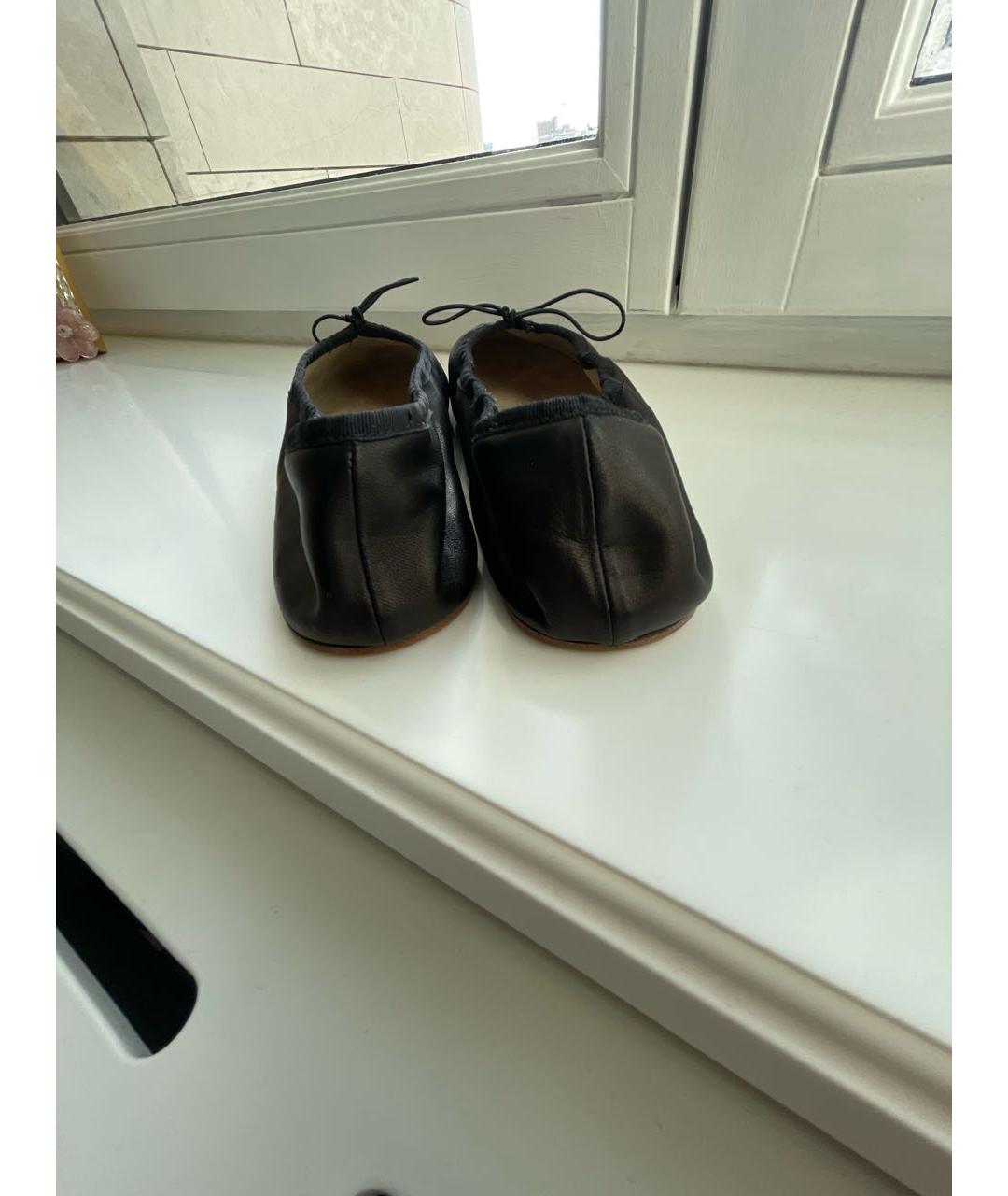 THE ROW Коричневые кожаные балетки, фото 4