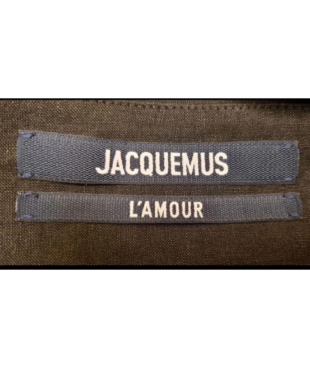 JACQUEMUS Черное коктейльное платье, фото 6