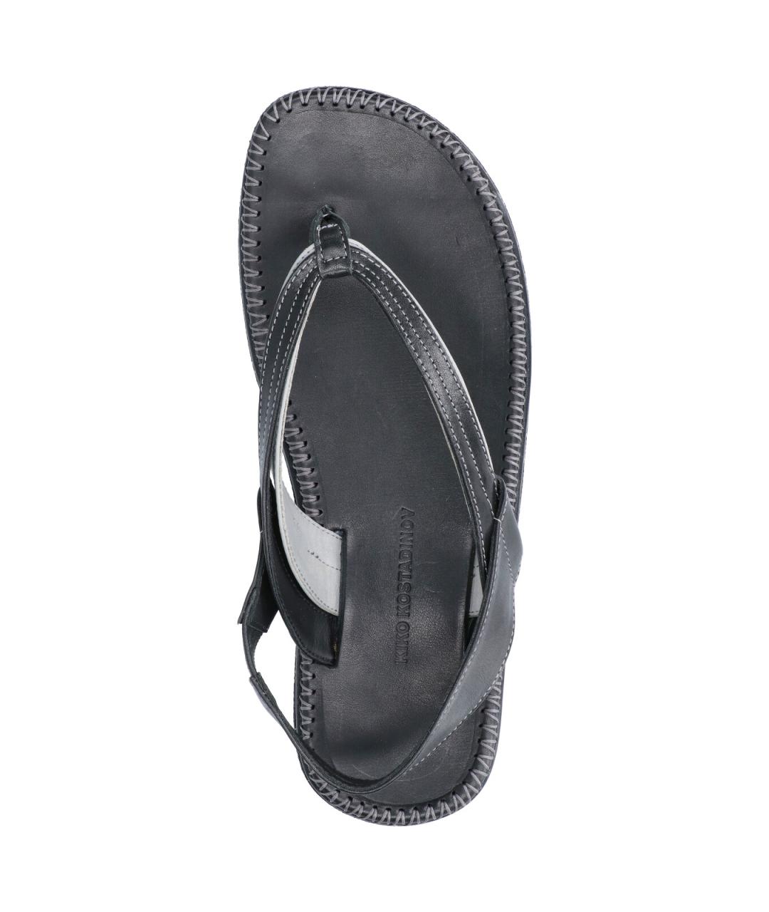 KIKO KOSTADINOV Черные кожаные сандалии, фото 5