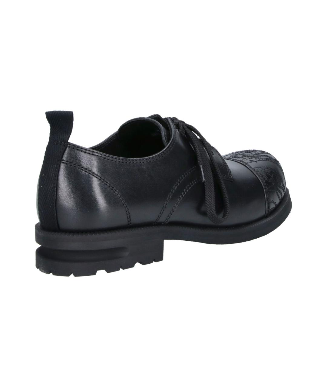 KIKO KOSTADINOV Черные кожаные низкие ботинки, фото 4