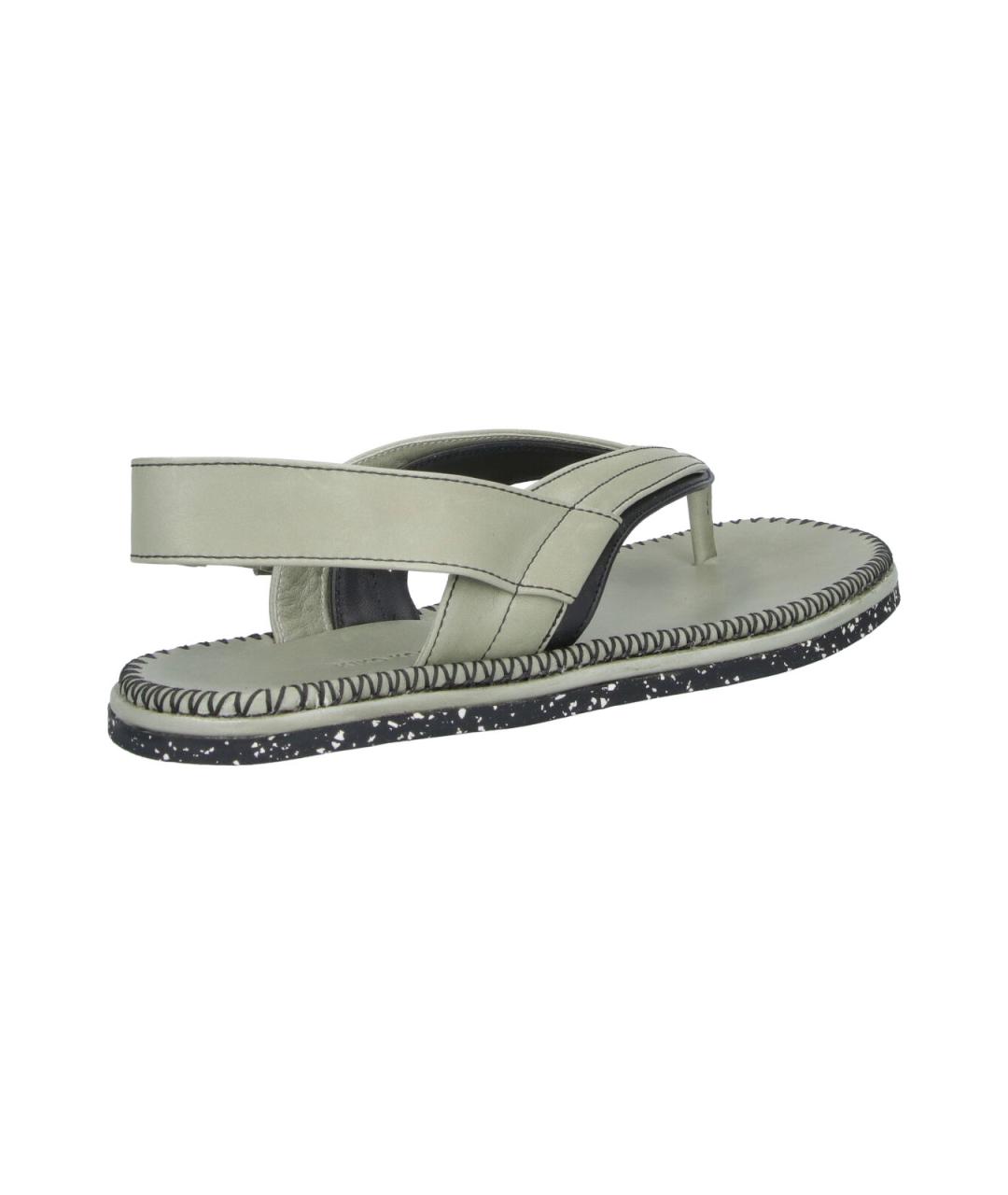 KIKO KOSTADINOV Серые кожаные сандалии, фото 4