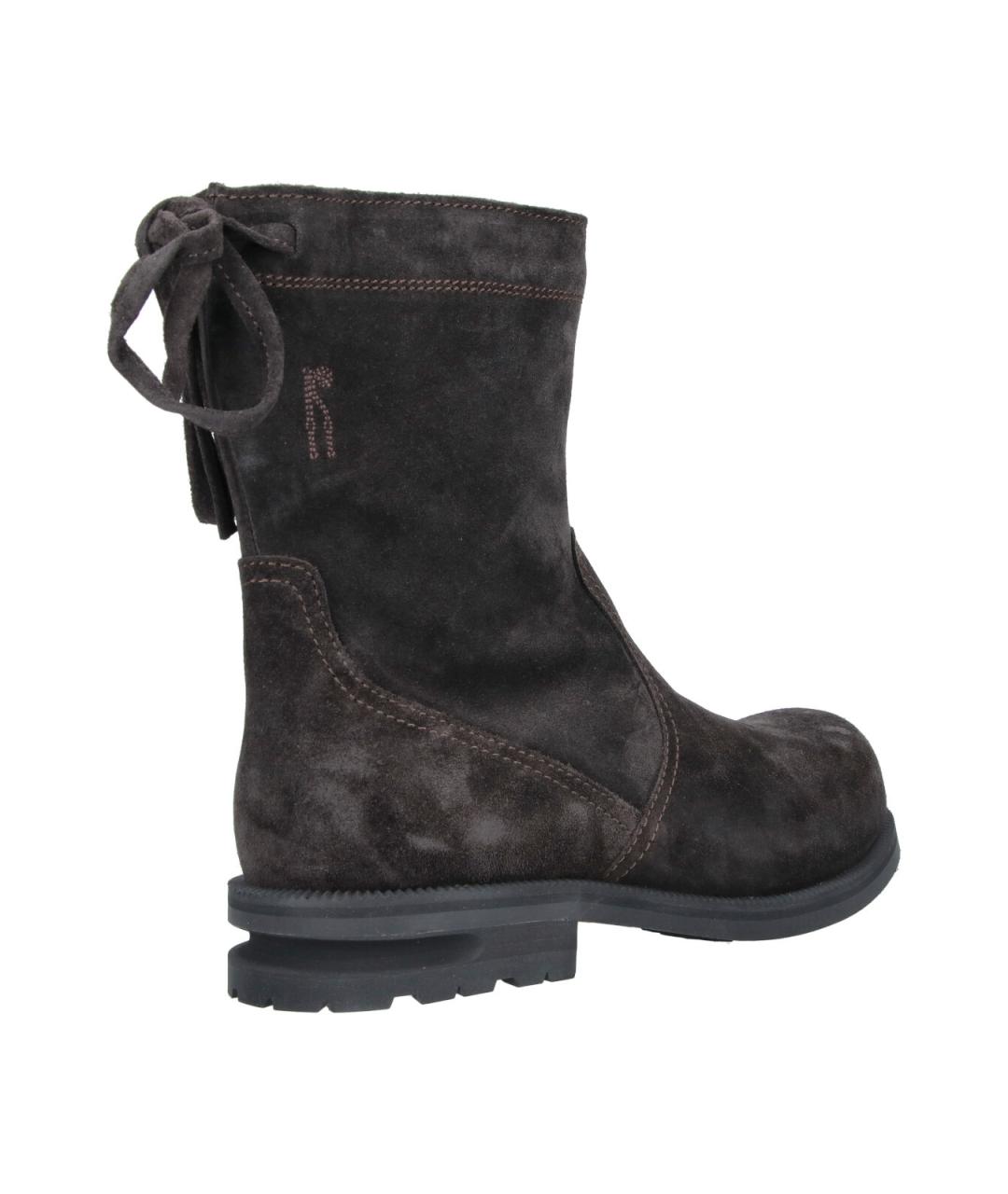 KIKO KOSTADINOV Коричневые замшевые высокие ботинки, фото 4