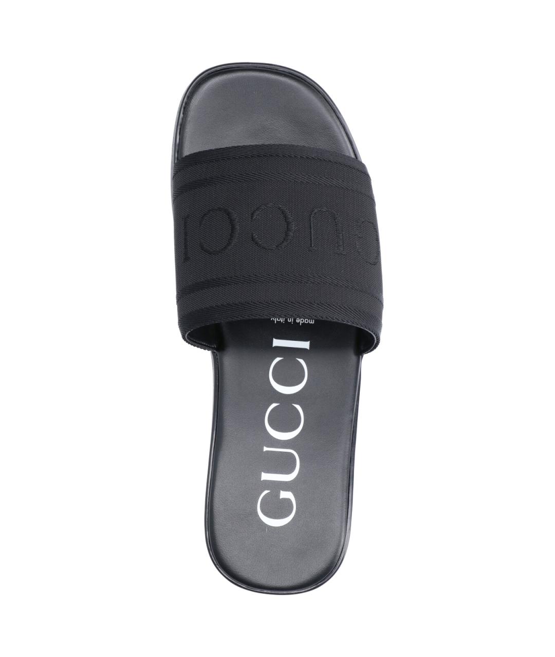 GUCCI Черные сандалии, фото 5