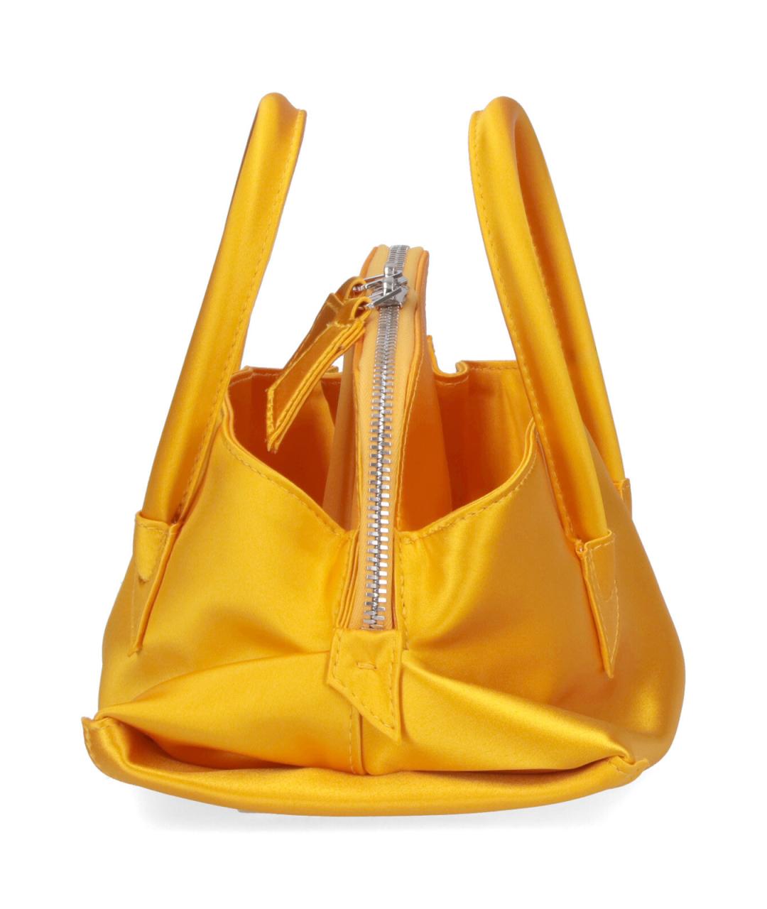 THE ATTICO Желтая тканевая сумка тоут, фото 4