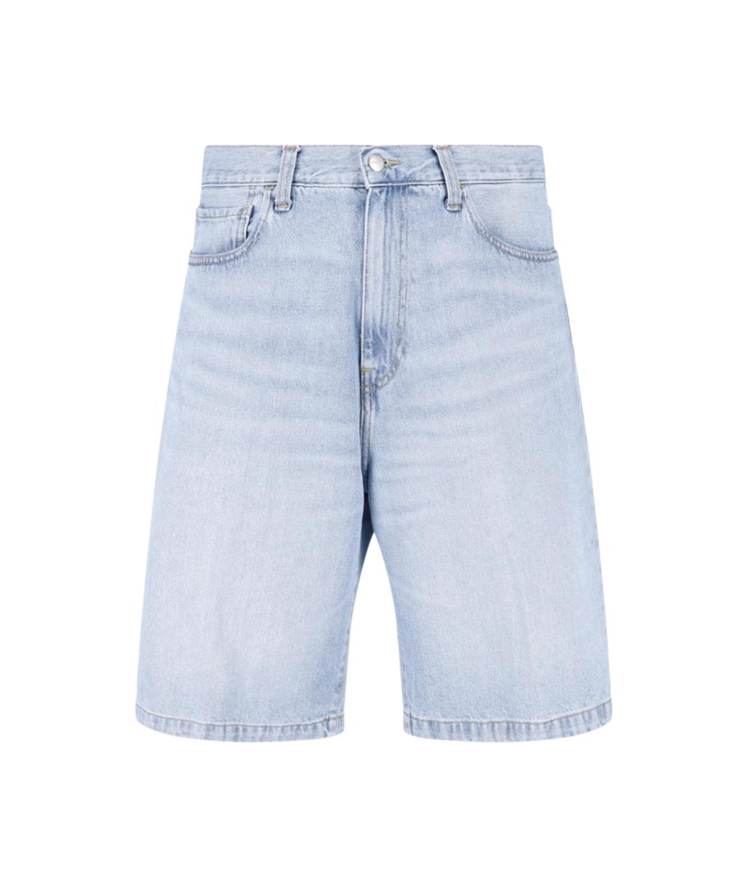 CARHARTT WIP Голубые хлопковые шорты, фото 1