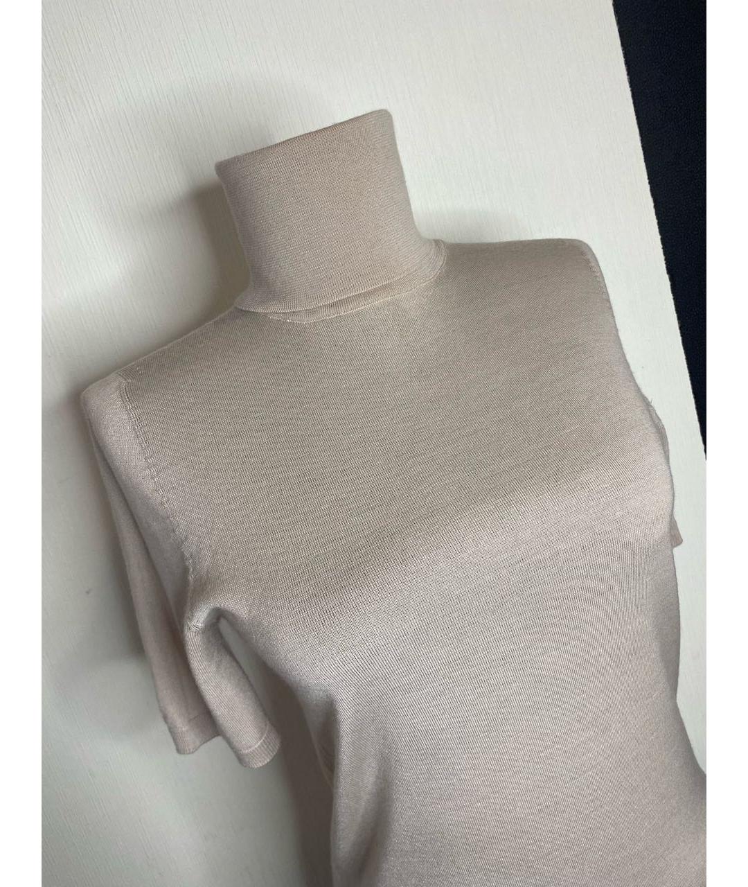 FALCONERI Бежевый кашемировый джемпер / свитер, фото 5