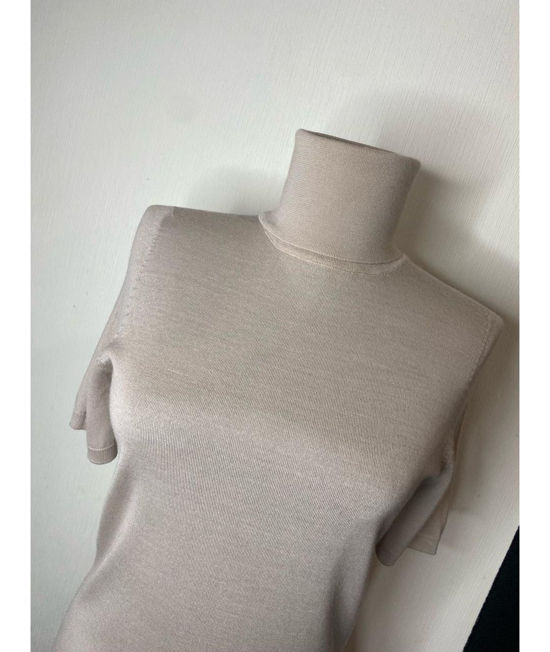 FALCONERI Бежевый кашемировый джемпер / свитер, фото 4