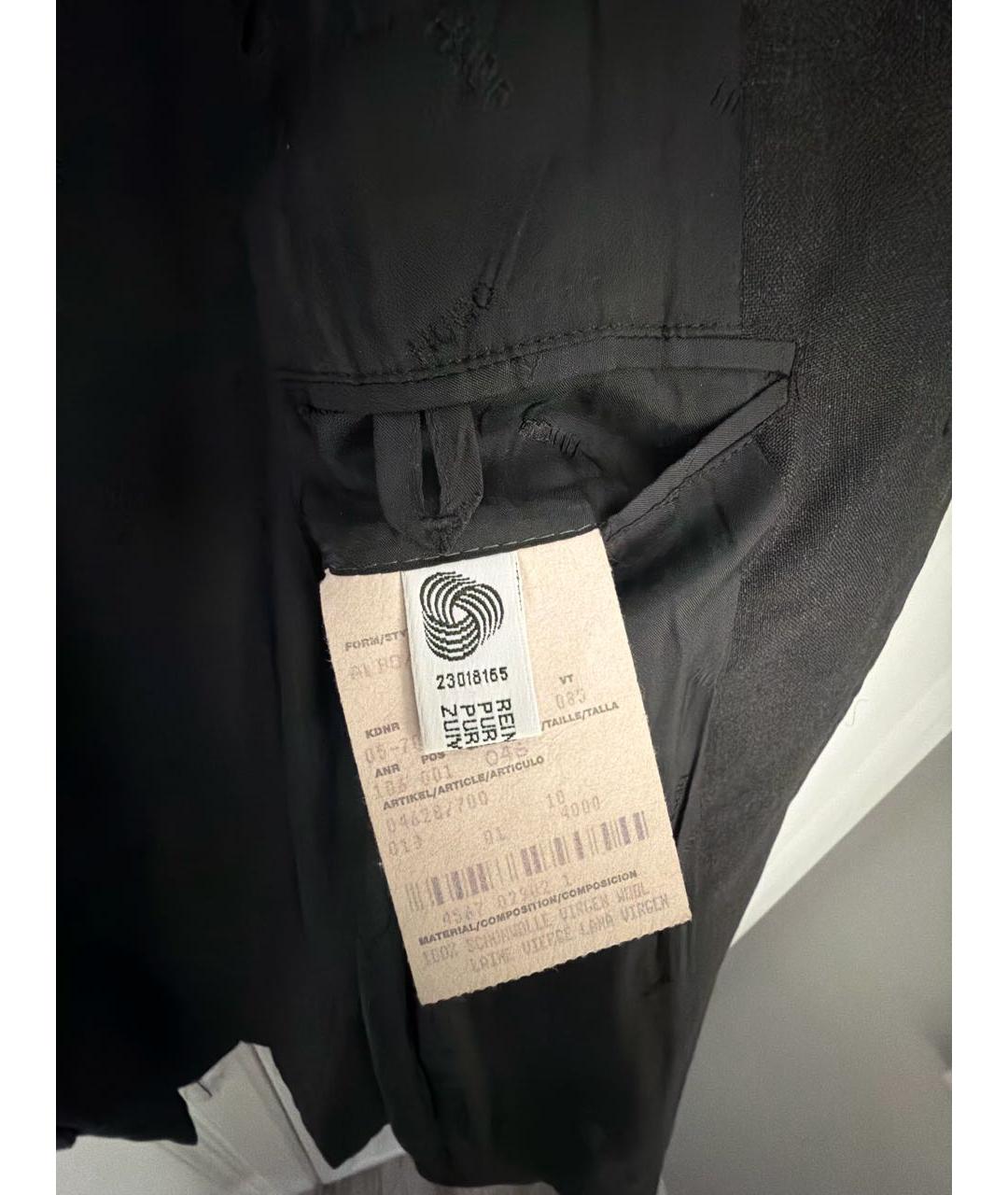 HUGO BOSS Серый шерстяной пиджак, фото 5