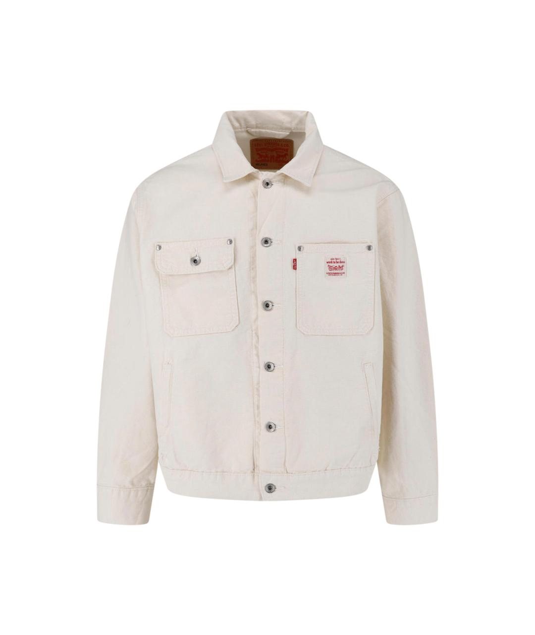 LEVI'S Белая куртка, фото 1
