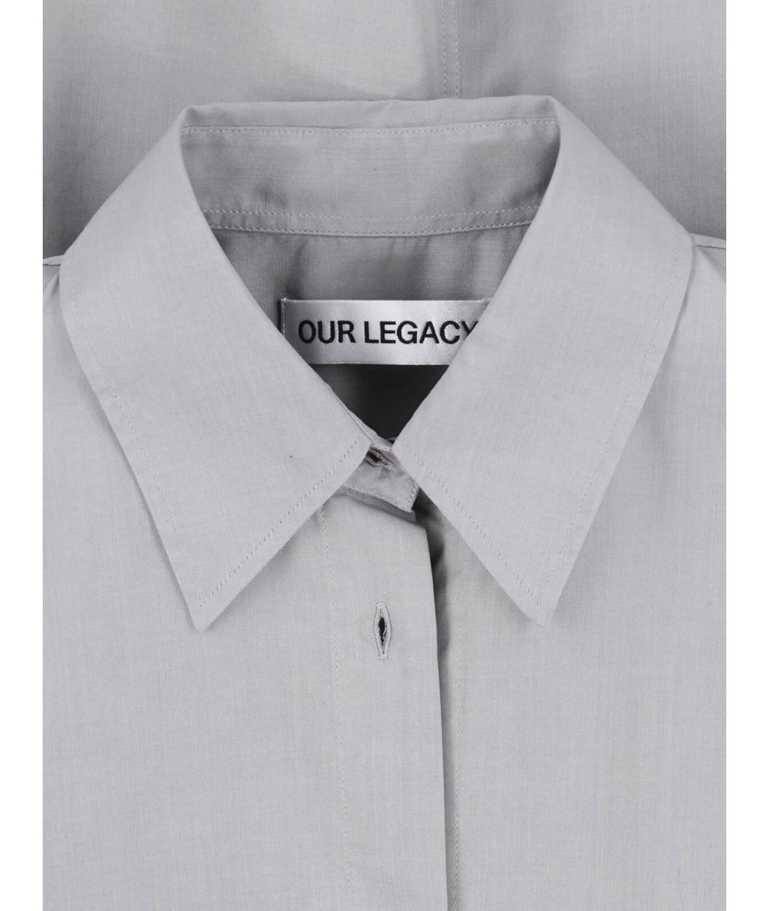 OUR LEGACY Серая рубашка, фото 3