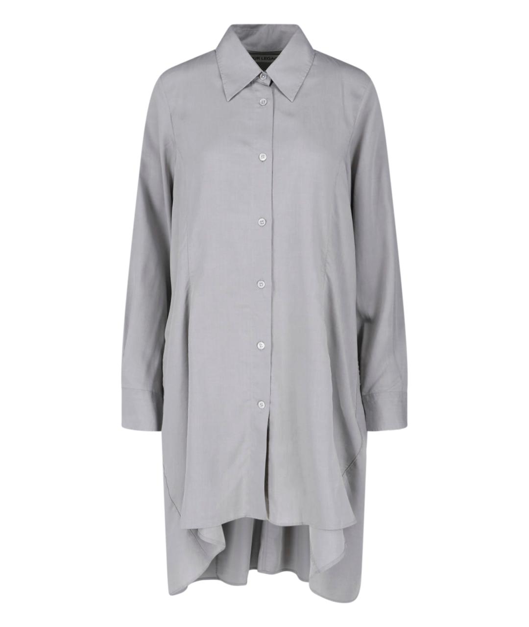 OUR LEGACY Серая рубашка, фото 1
