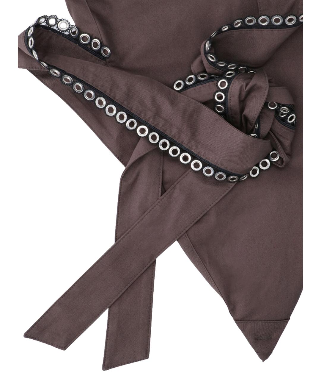 KIKO KOSTADINOV Коричневая хлопковая сумка на плечо, фото 4