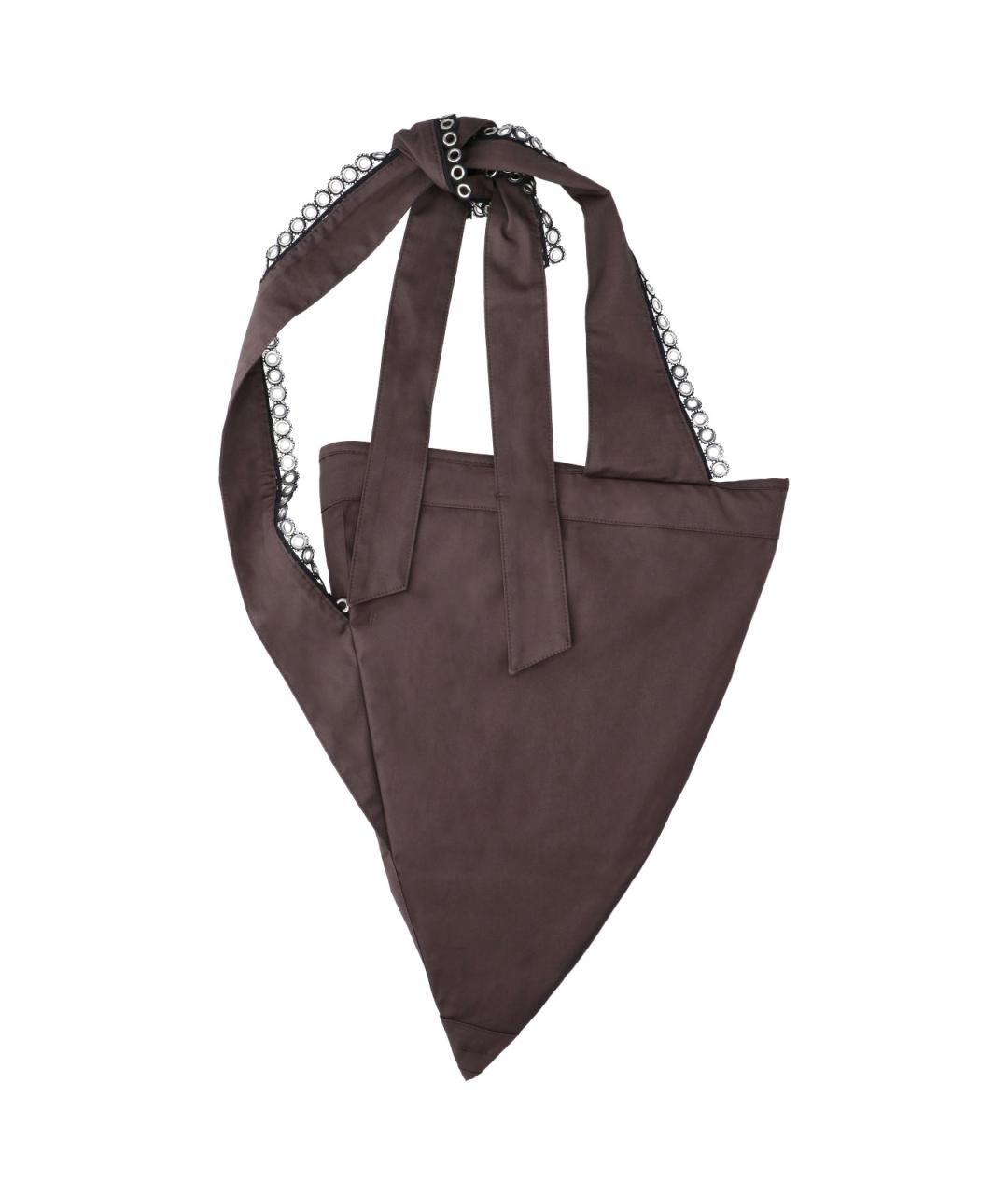 KIKO KOSTADINOV Коричневая хлопковая сумка на плечо, фото 2