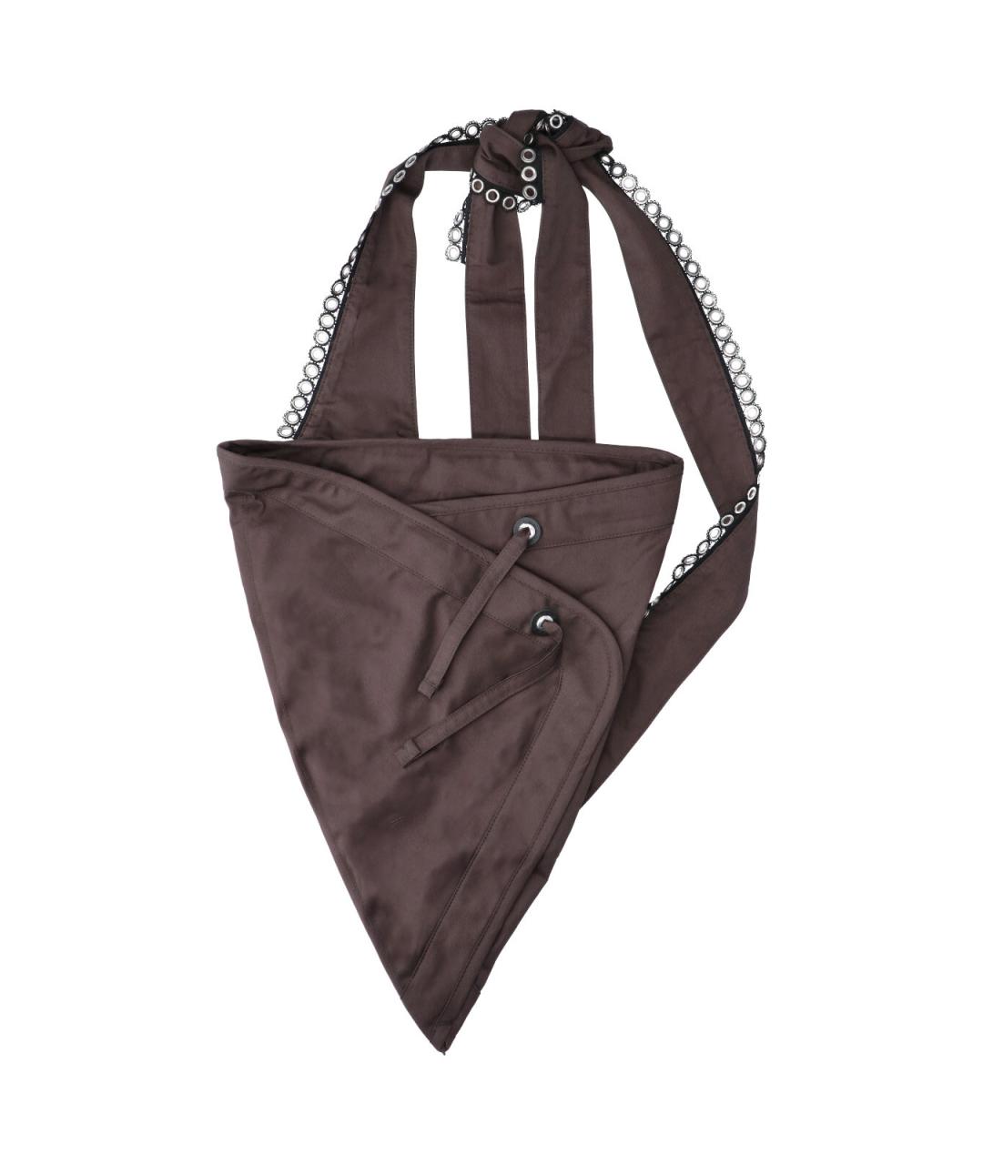 KIKO KOSTADINOV Коричневая хлопковая сумка на плечо, фото 1