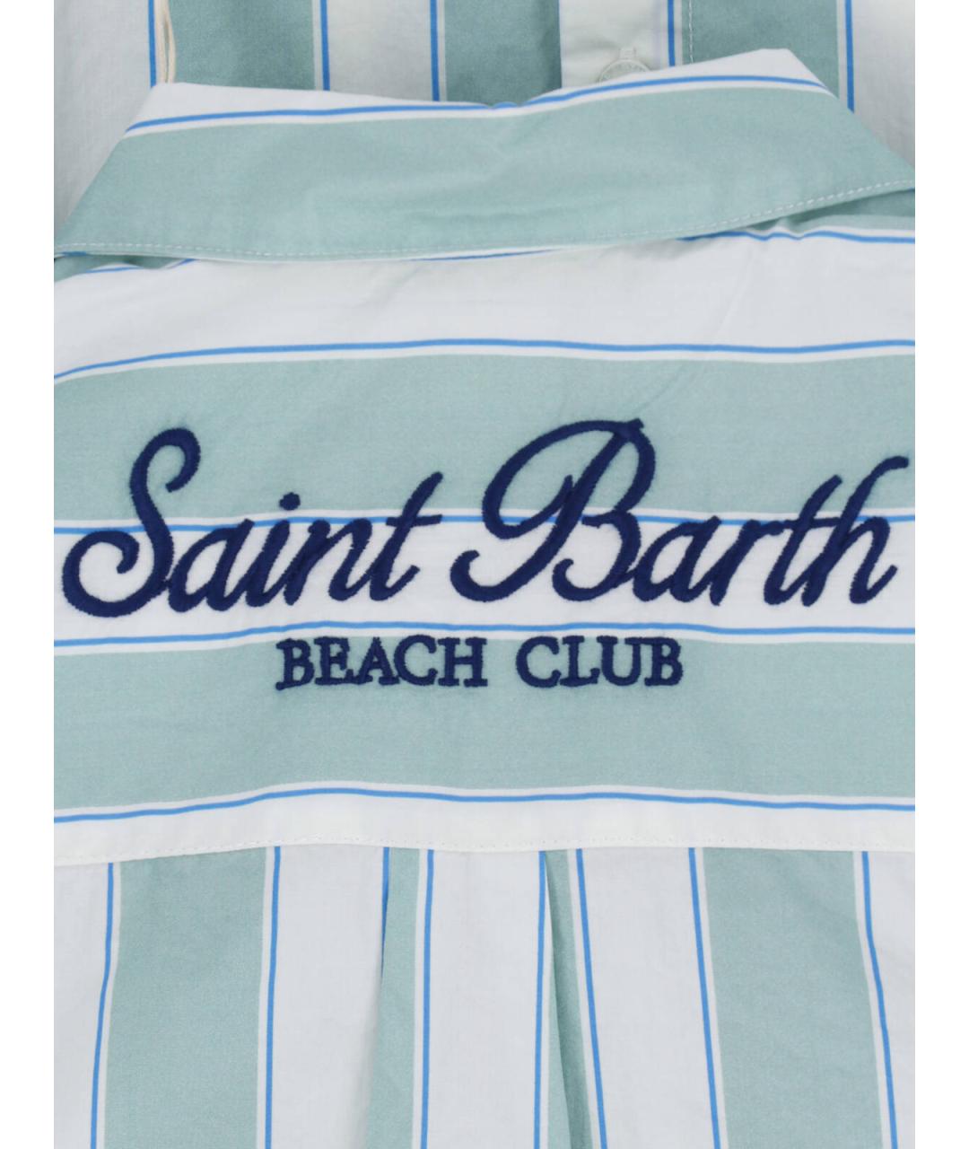 MC2 SAINT BARTH Зеленая хлопковая рубашка, фото 3