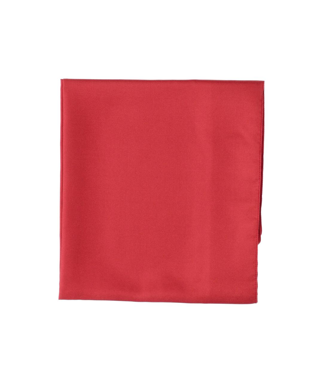 MARTINE ROSE Красный хлопковый шарф, фото 1