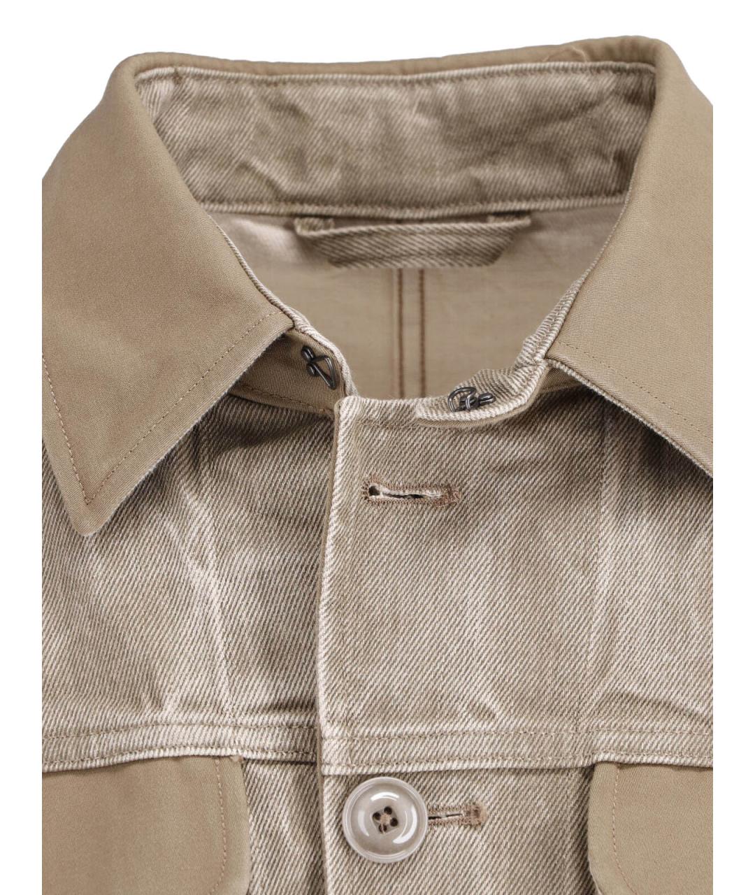 OUR LEGACY Бежевая хлопковая куртка, фото 4