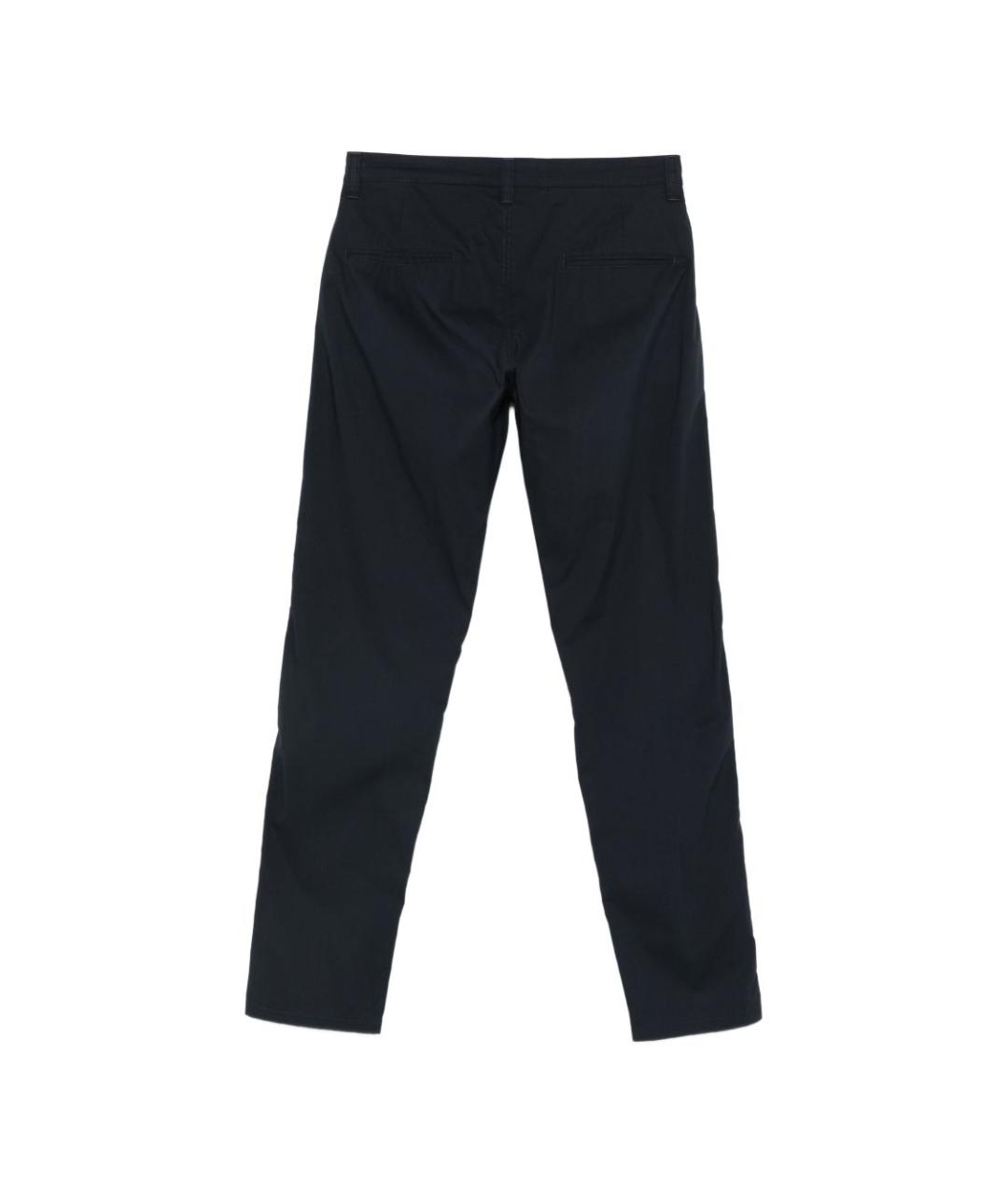 ASPESI Темно-синие хлопковые повседневные брюки, фото 2