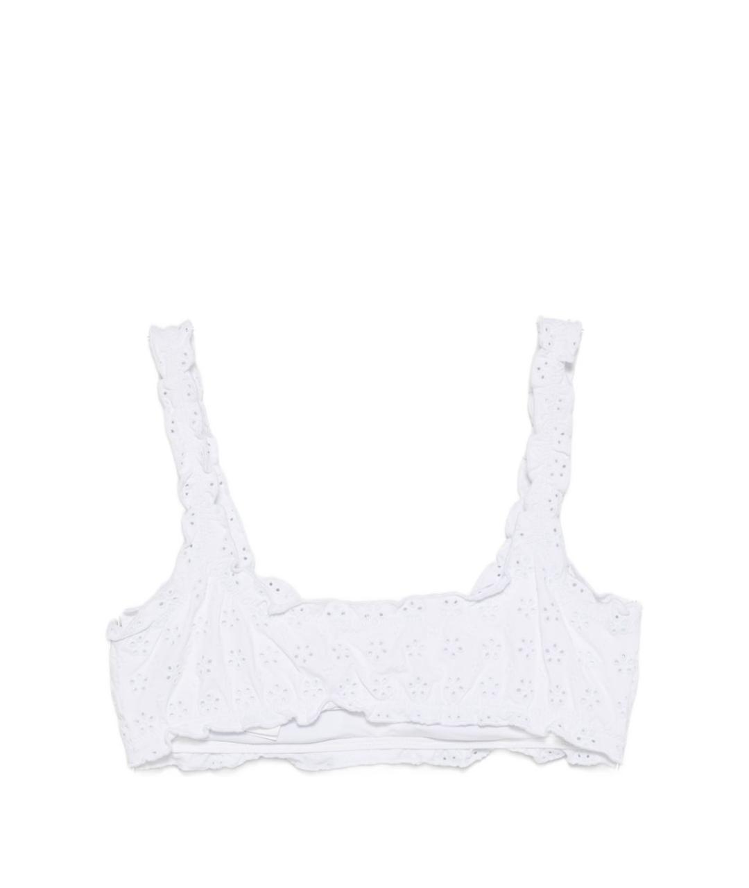 POLO RALPH LAUREN Белый полиамидовый купальник, фото 2