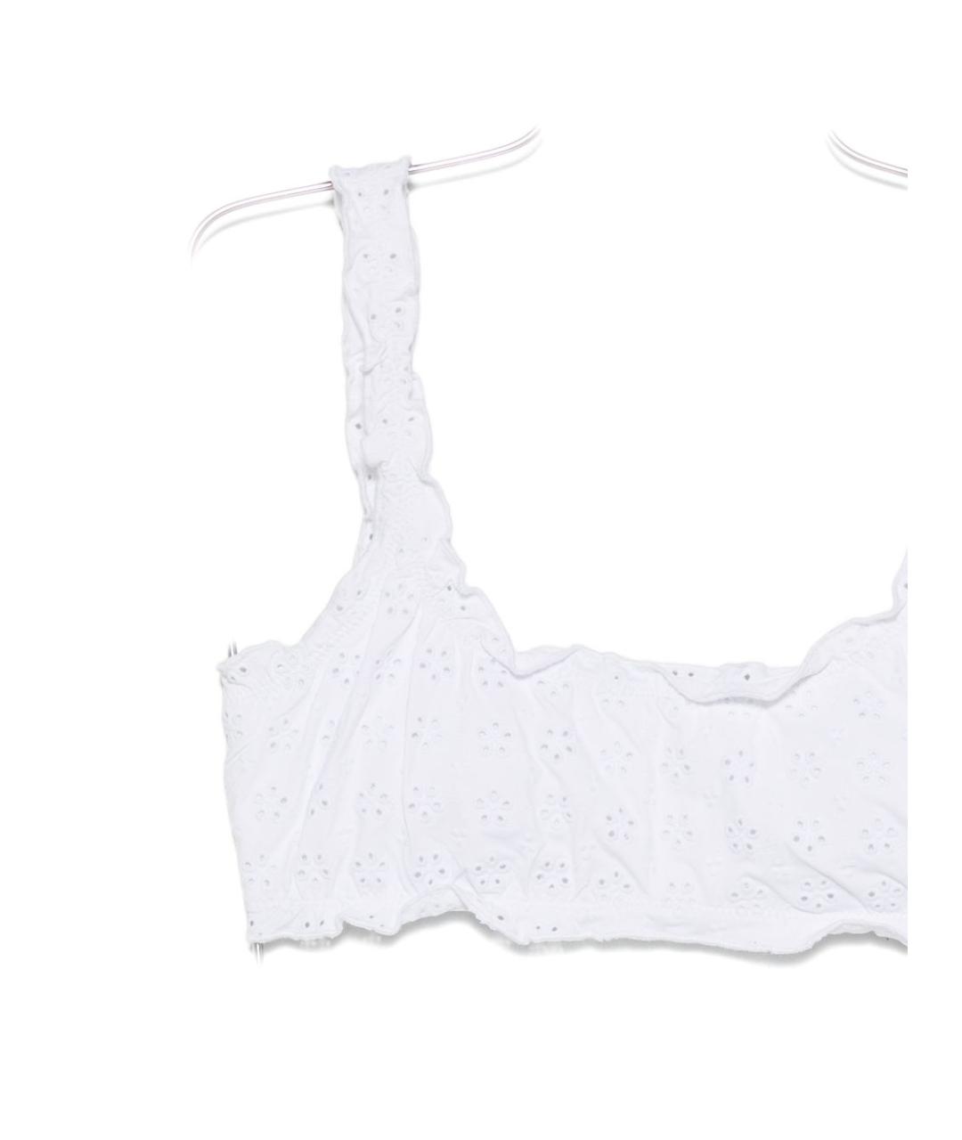 POLO RALPH LAUREN Белый полиамидовый купальник, фото 3