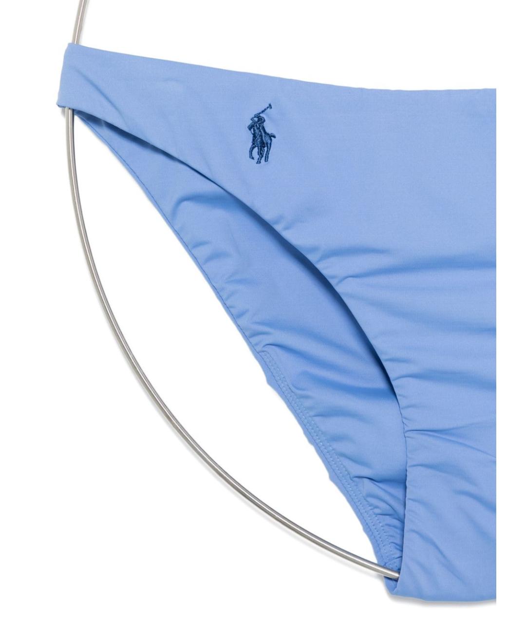 POLO RALPH LAUREN Синий полиамидовый купальник, фото 2