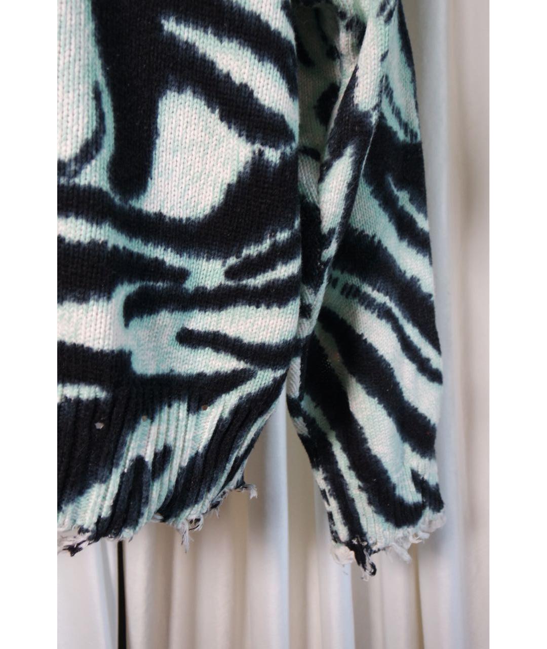 R13 Бирюзовый хлопковый джемпер / свитер, фото 7